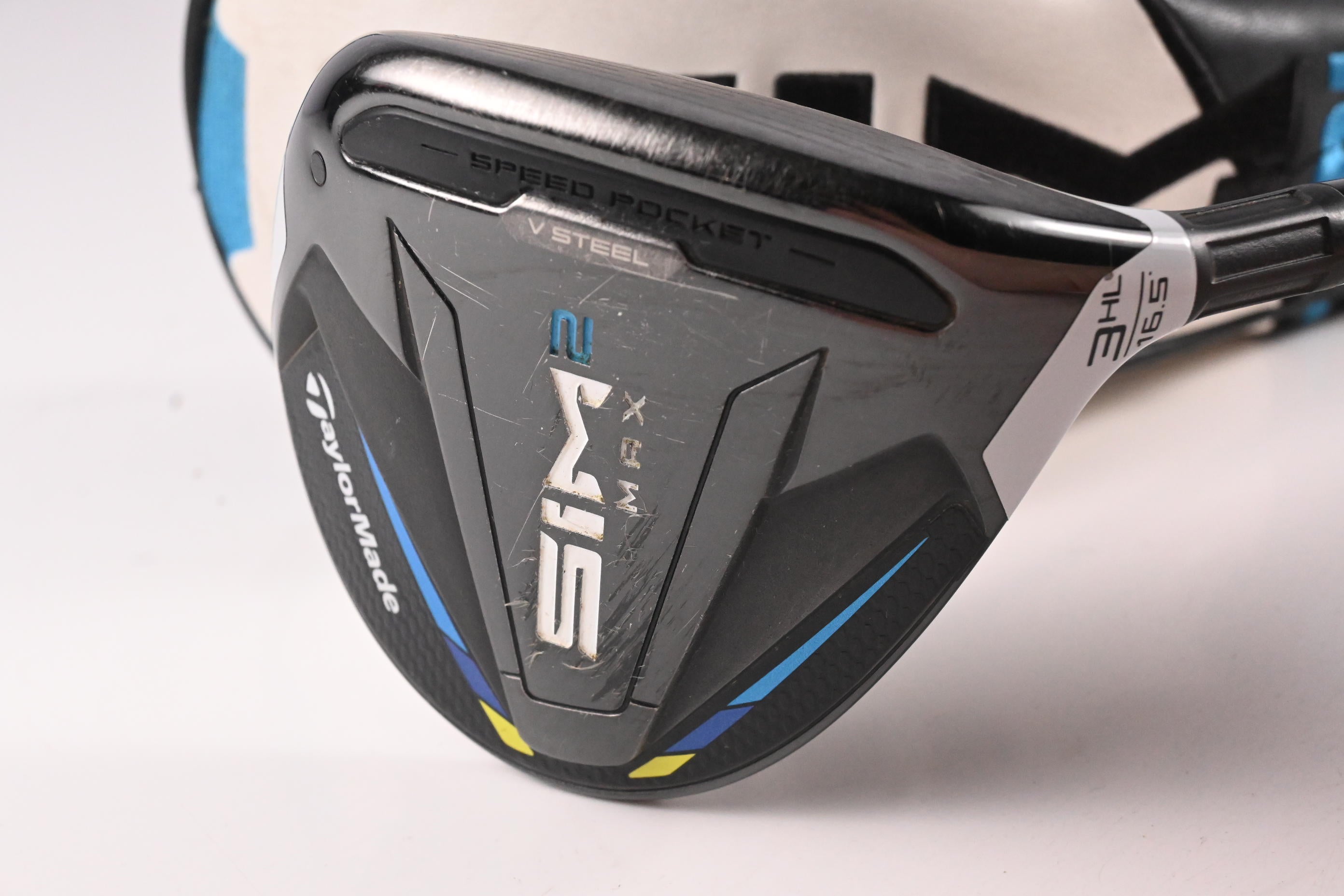Taylormade SIM2 Max #3 Wood / 16.5 Degree / X-Flex Evenflow Riptide 70 Shaft
