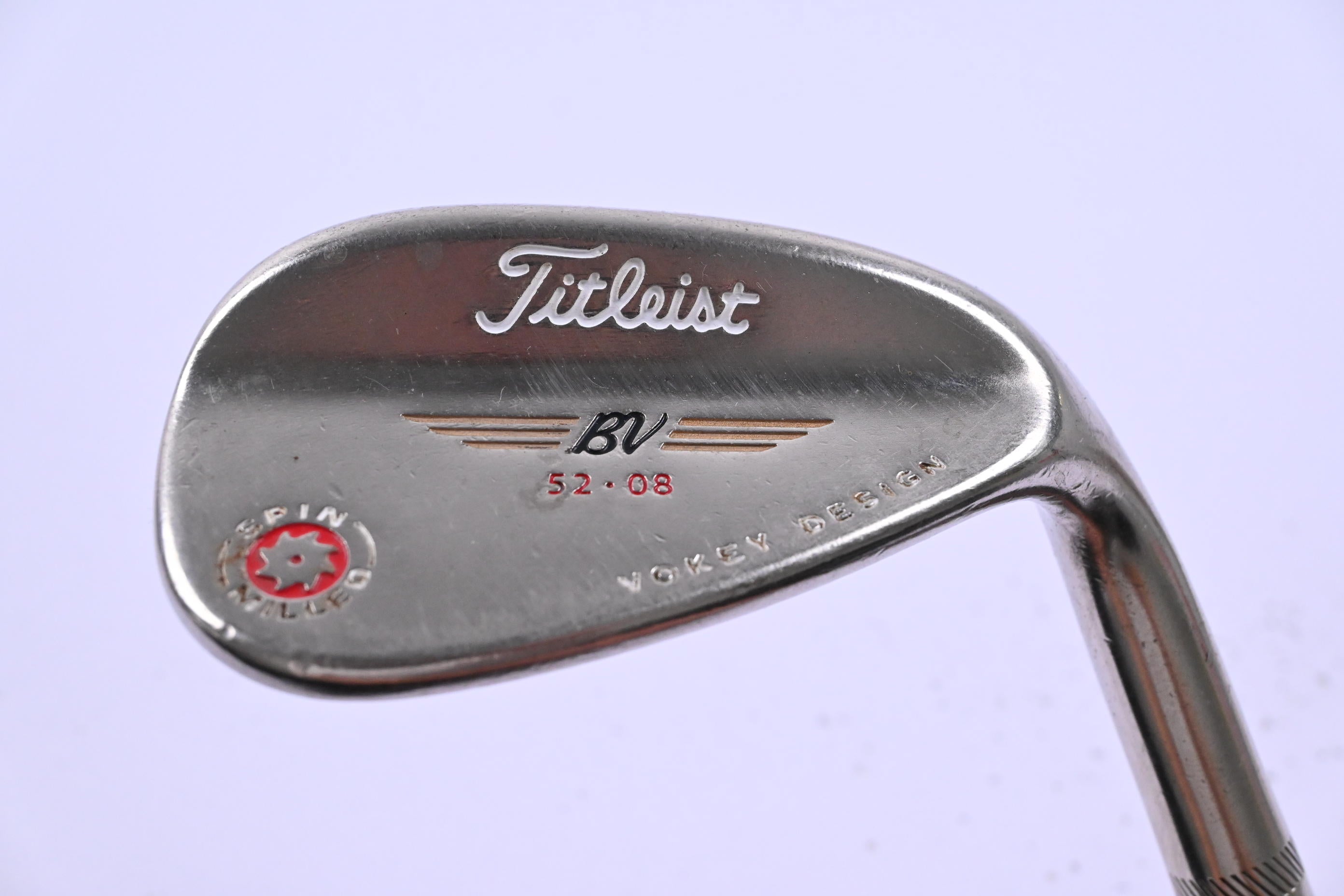 Titleist Vokey Spin Milled 2007 Gap Wedge / 52 Degree / Wedge Flex Steel Shaft