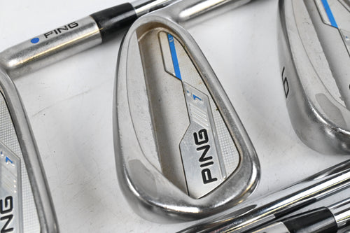 Ping I Series Irons / 4-PW / Blue Dot / Stiff Flex Ping AWT 2.0