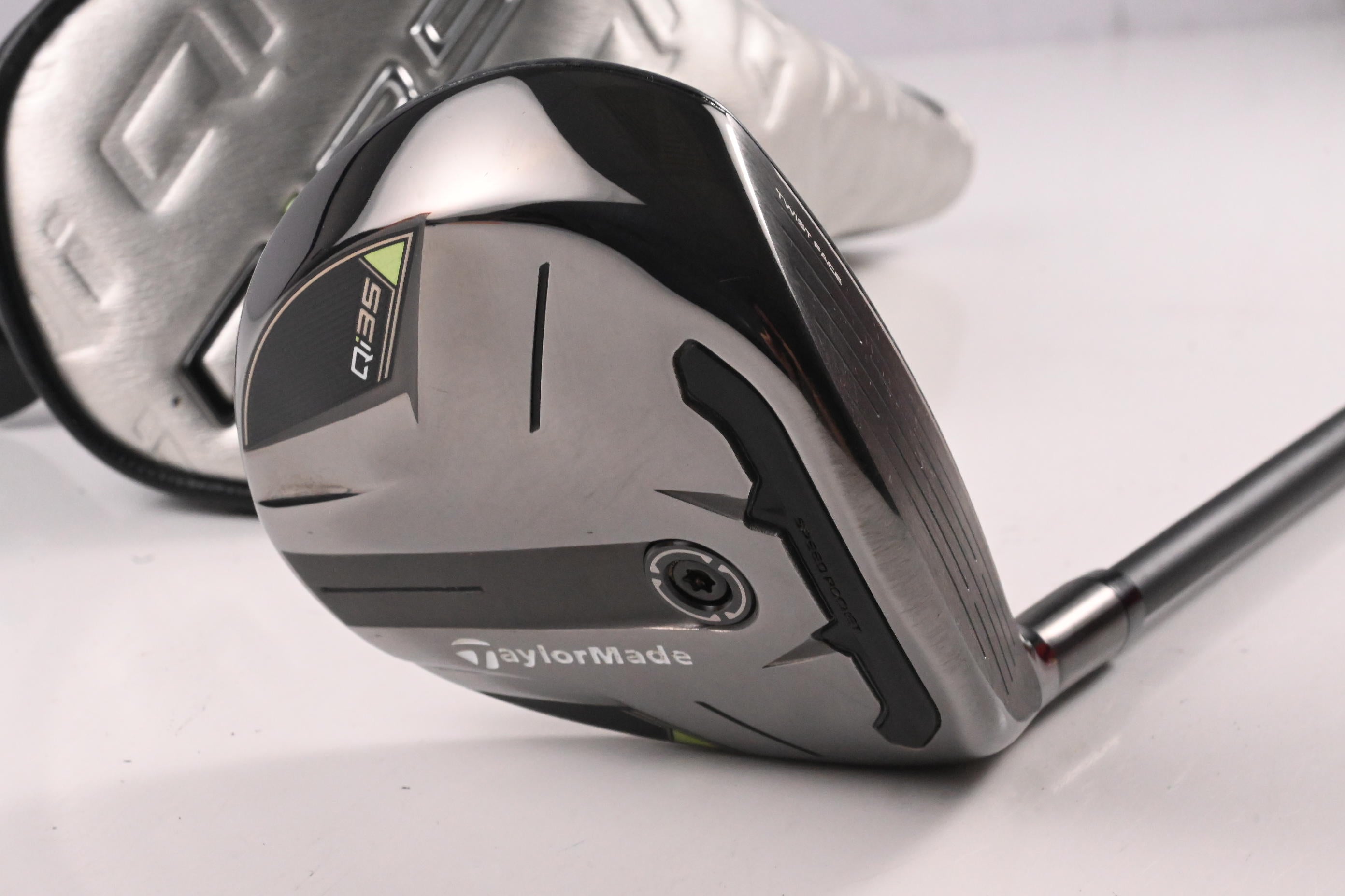 Taylormade Qi35 #7 Wood / 21 Degree / Stiff Flex Kai'li Darkwaves Blue 75 Shaft