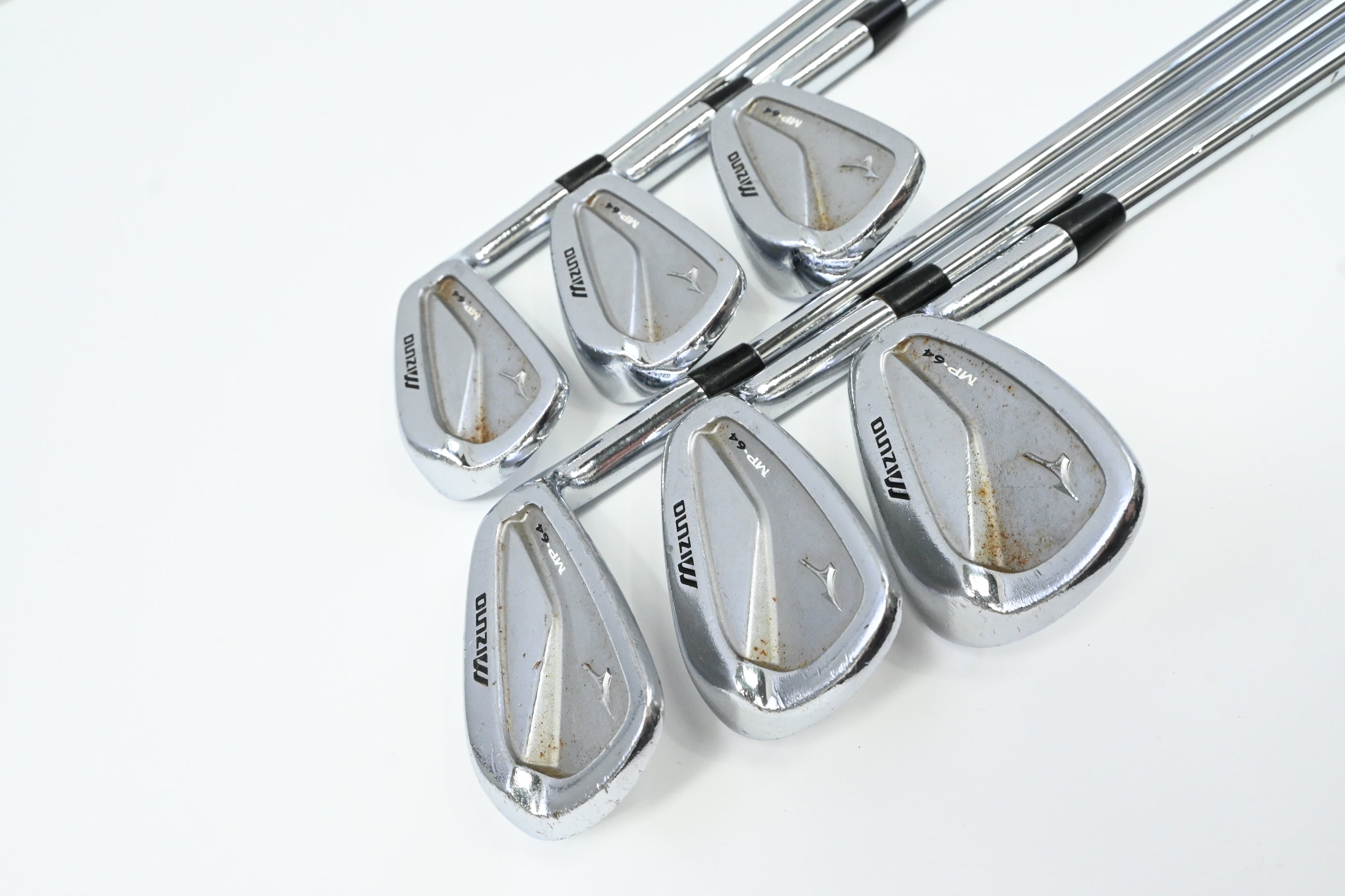 Mizuno MP-64 Irons / 5-PW / Regular Plus Flex Project X Rifle Shafts