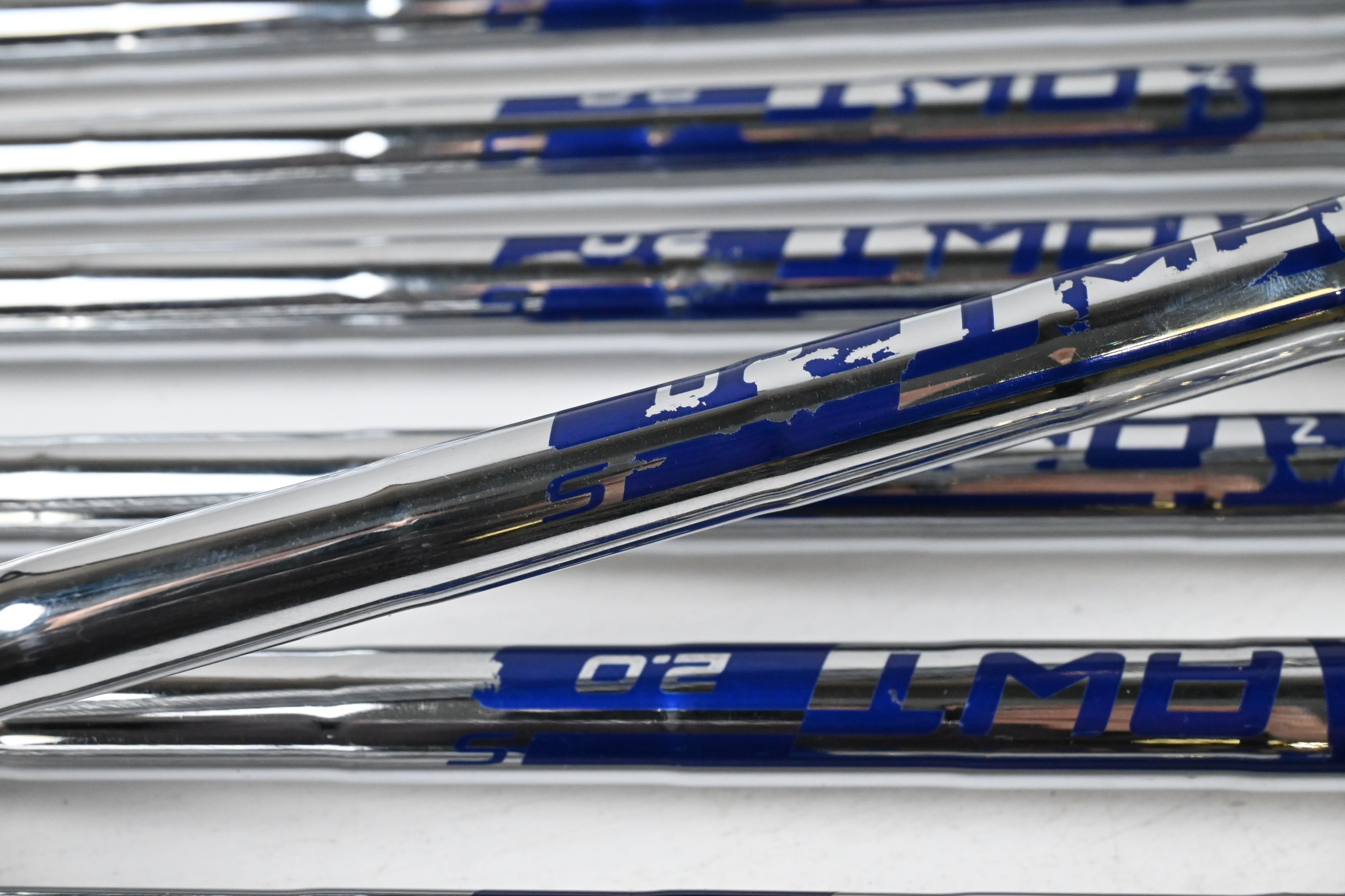 Ping I Series Irons / 4-PW / Blue Dot / Stiff Flex Ping AWT 2.0