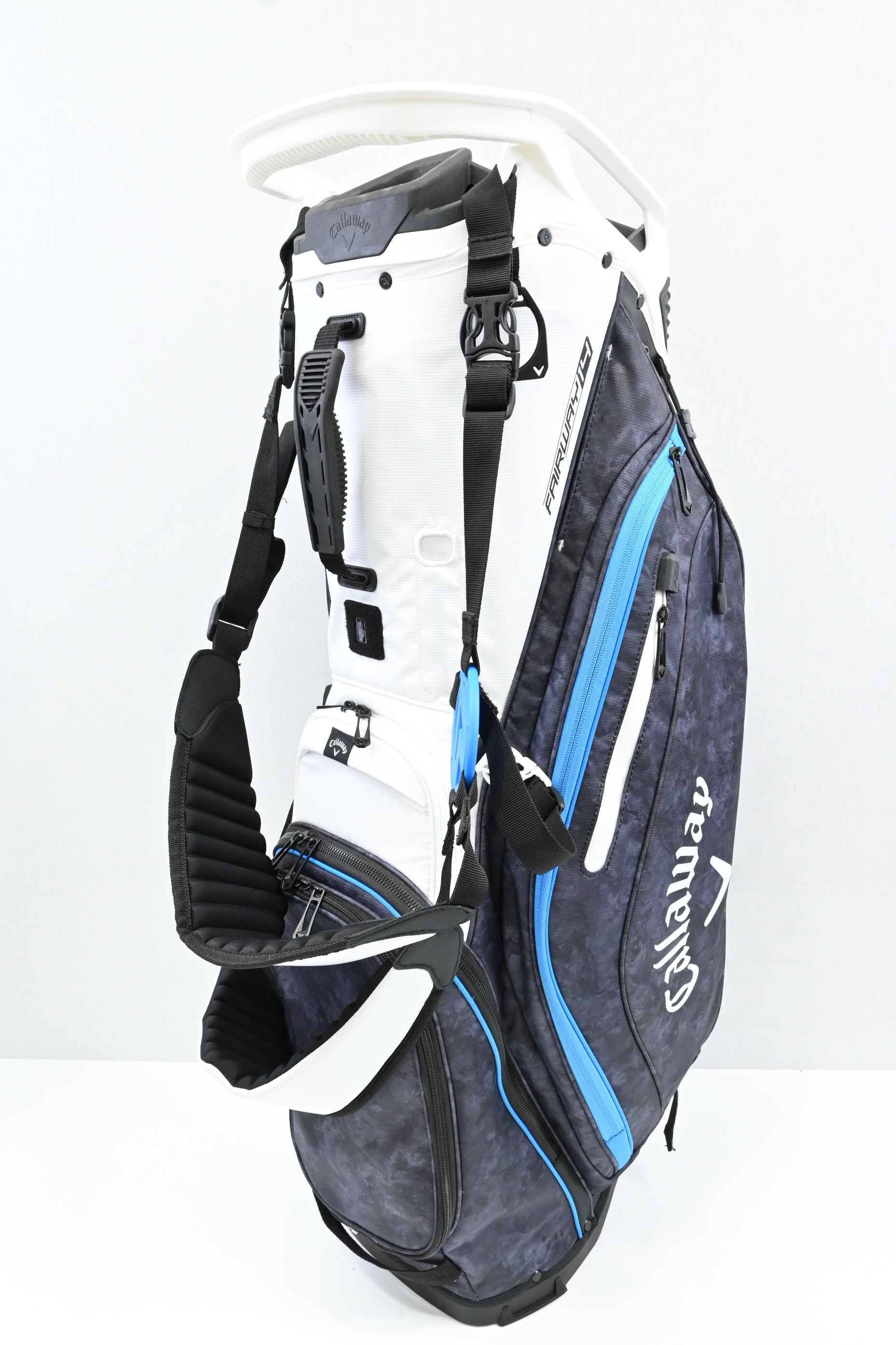 Callaway Fairway 14 Stand Bag / 14-Way / White, Grey, Blue