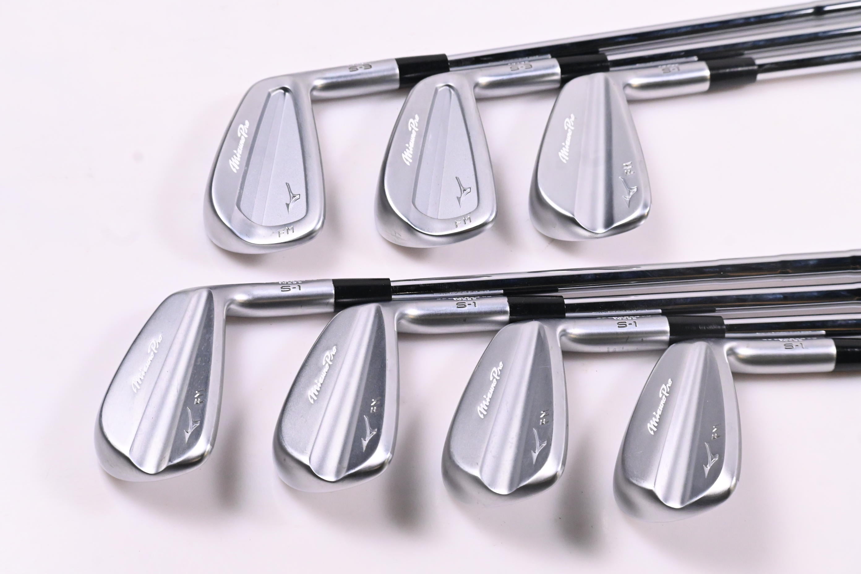 Mizuno Pro S-3/S-1 Irons / 4-PW / X-Flex KBS VTen 120 Shafts