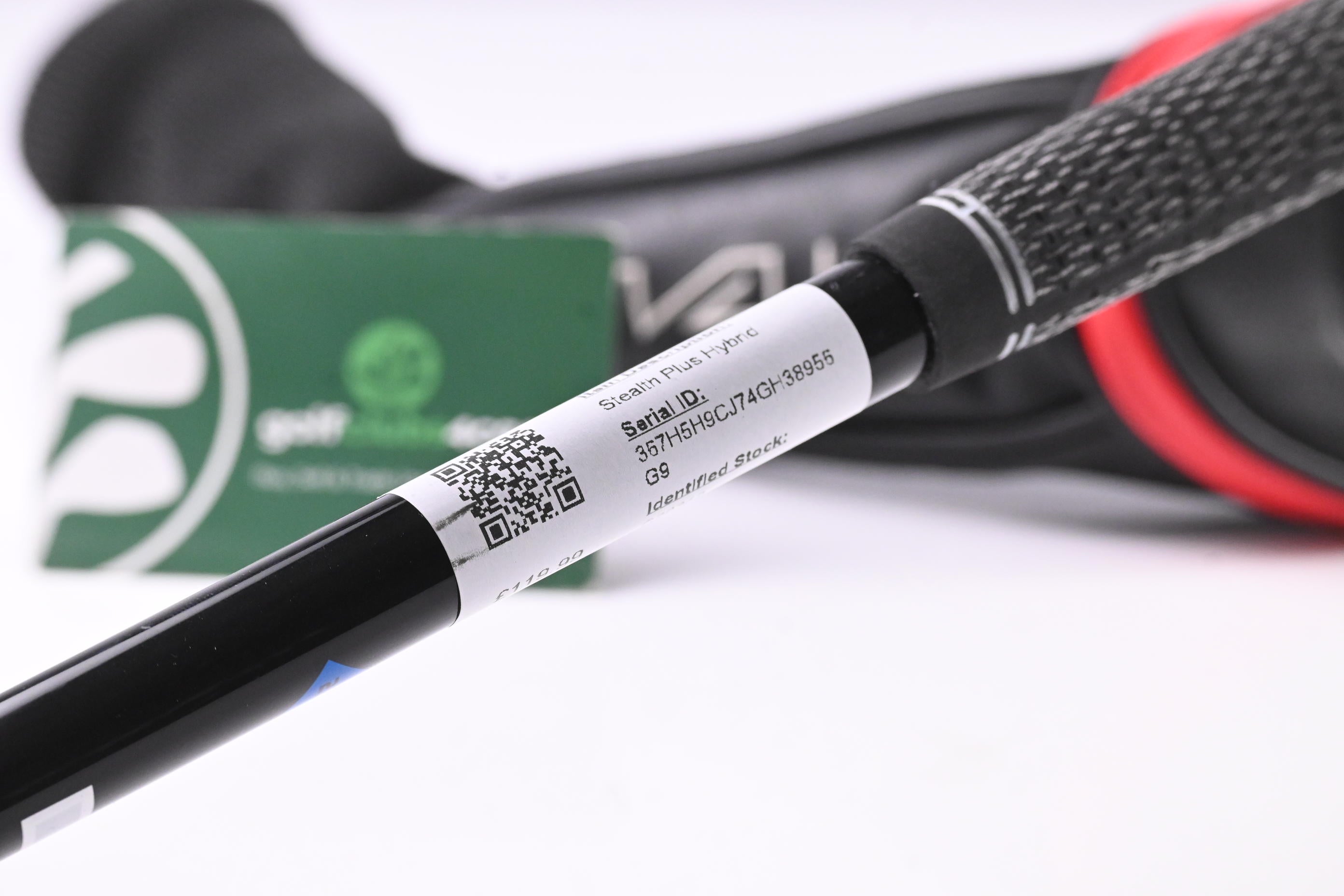 Taylormade Stealth Plus #2 Hybrid / 17 Degree / Stiff Flex Hzrdus Black 80 Shaft