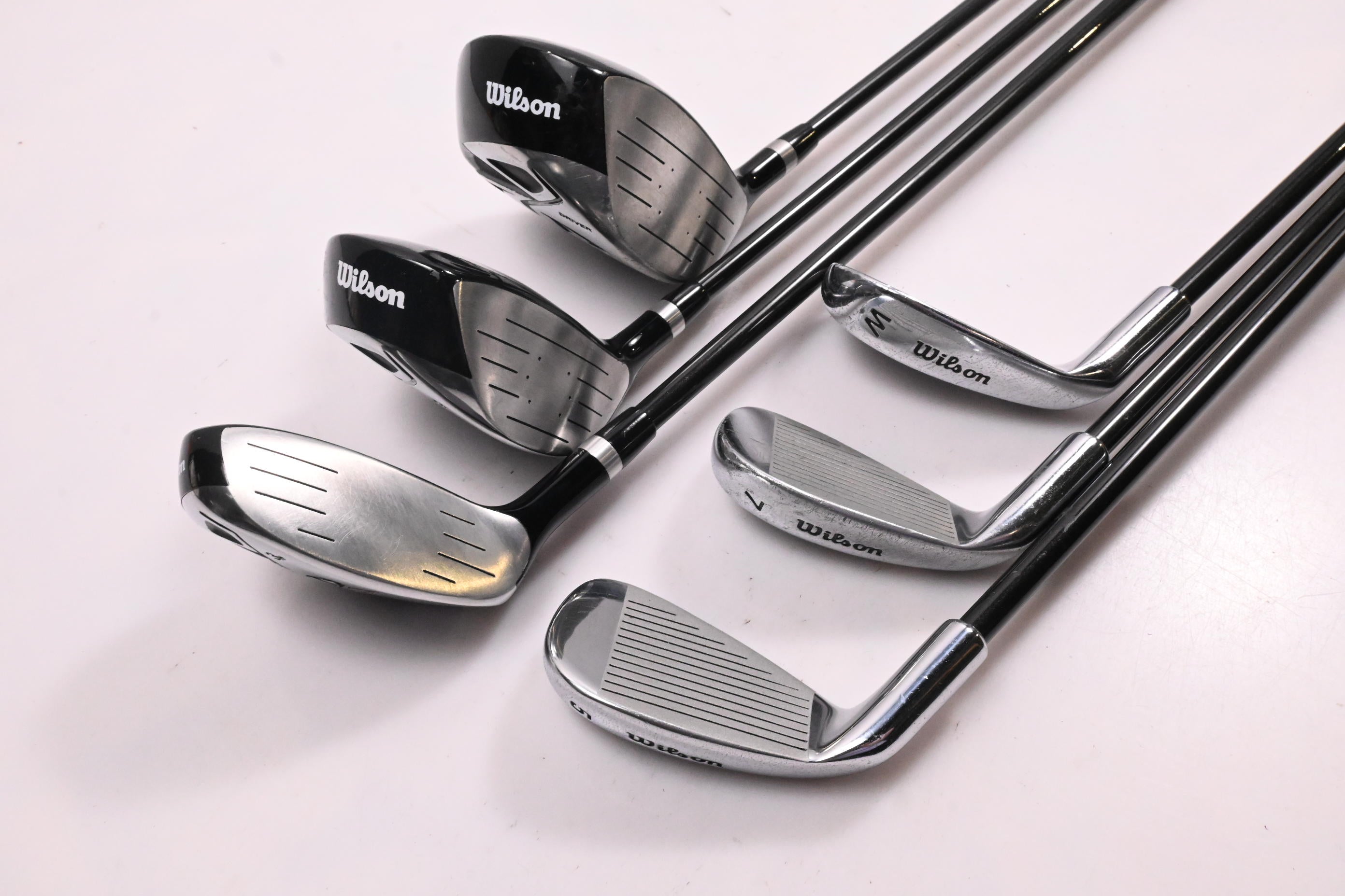 Junior Wilson Deep Red Package Set / Woods, Irons, Bag