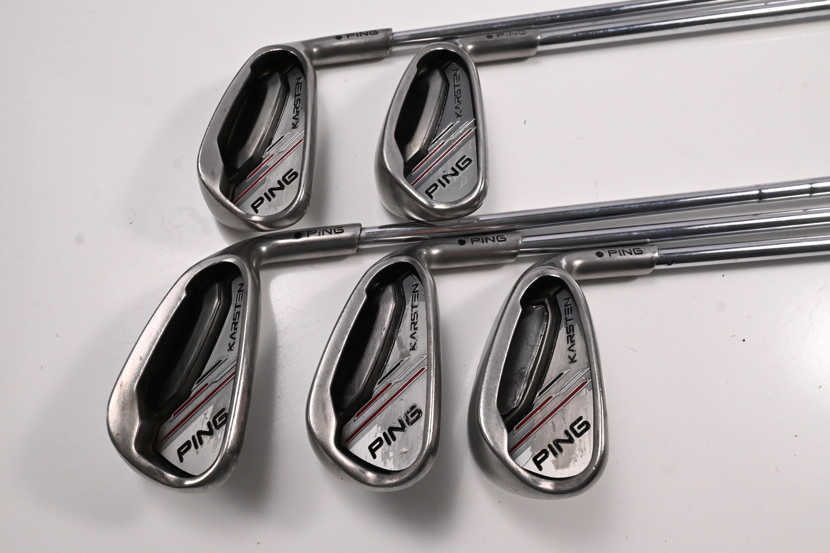 Ping Karsten 2014 Irons / 6-PW / Black Dot / Regular Flex Ping CFS Distance Shafts