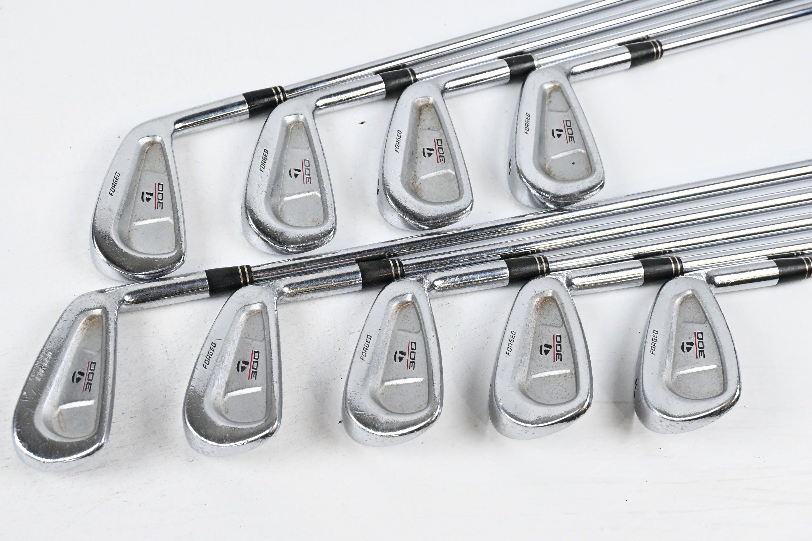 Taylormade 300 Series Irons / 2-PW / Stiff Flex FCM Rifle Flighted Shafts