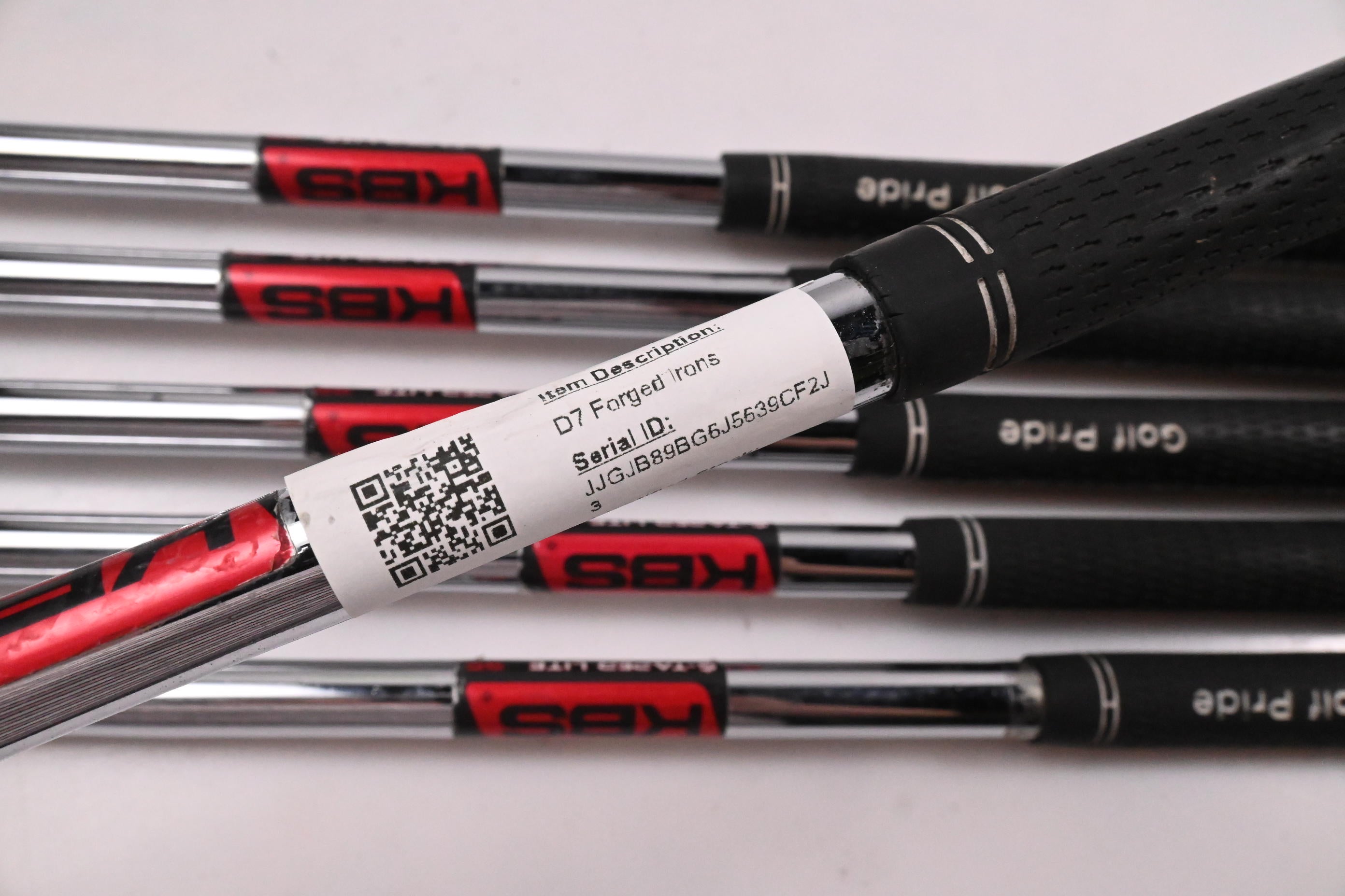Wilson D7 Forged Irons / 5-PW / Regular Flex KBS $-Taper Lite 95 Shafts