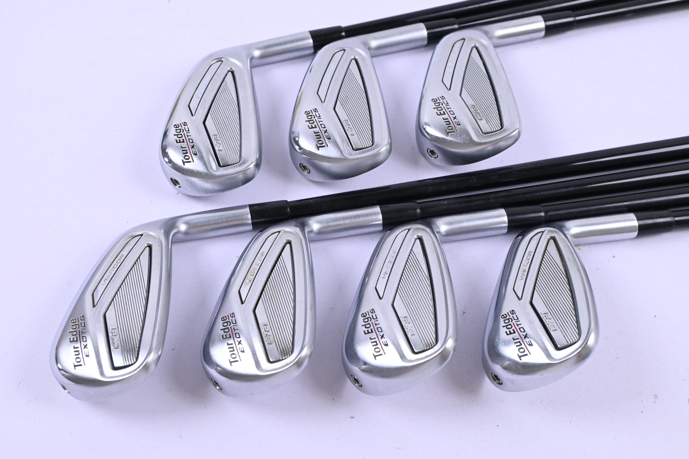 Tour Edge C721 Irons / 5-PW+AW / Regular Flex HZRDUS Smoke Black RDX 80