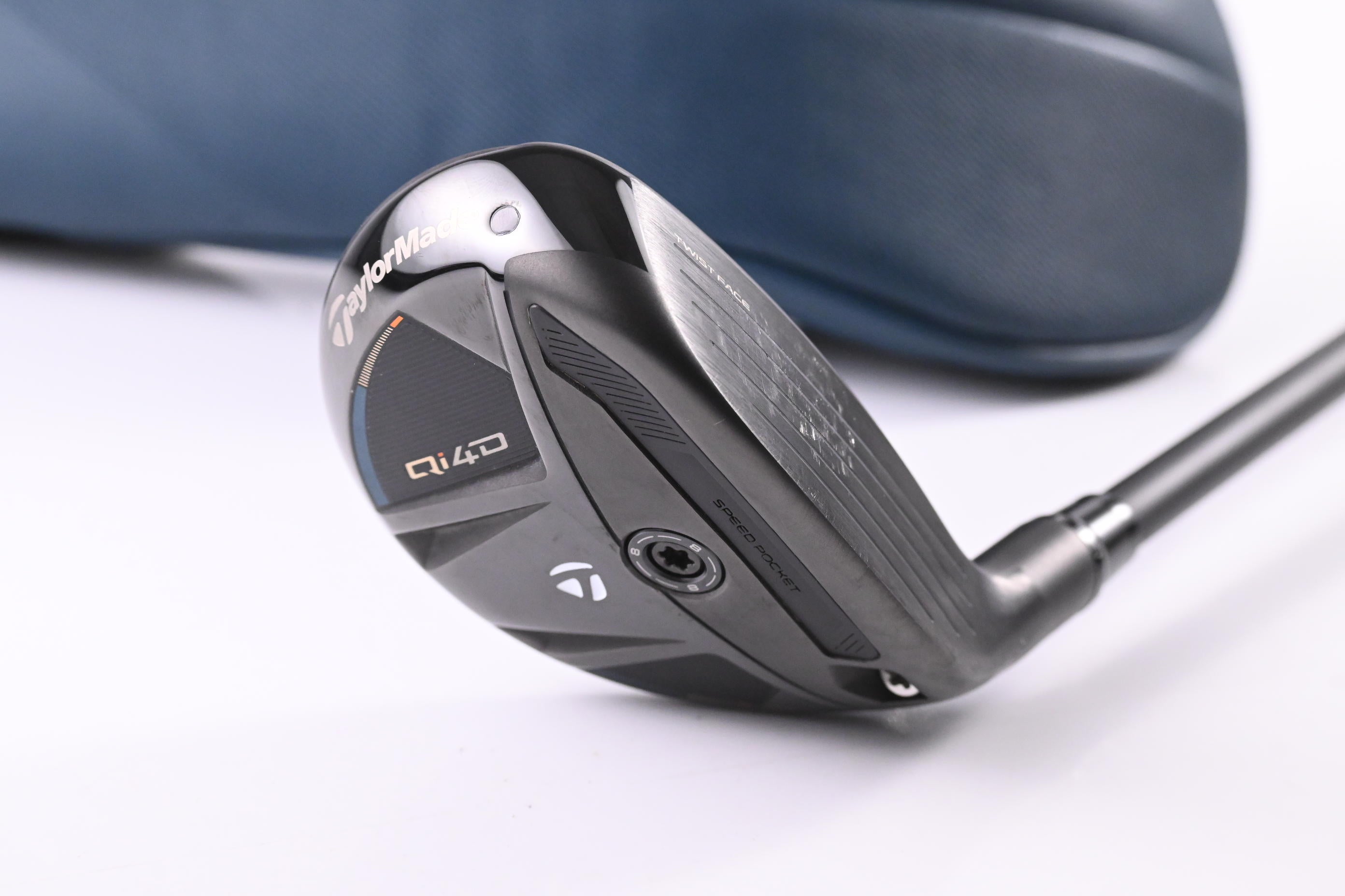 Taylormade Qi4D #3 Hybrid / 19 Degree / Stiff Flex KBS Reax 75 Shaft