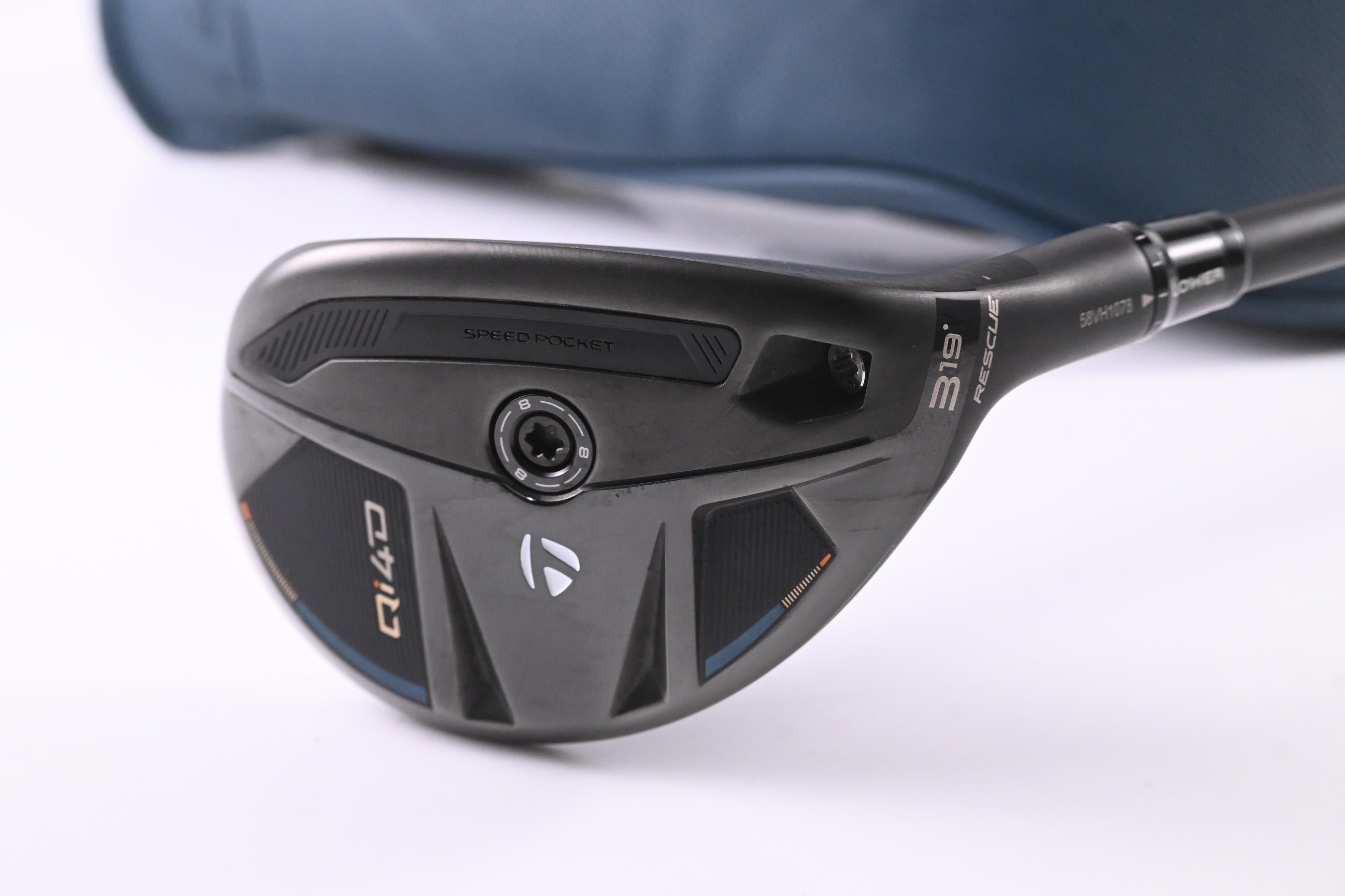 Taylormade Qi4D #3 Hybrid / 19 Degree / Stiff Flex KBS Reax 75 Shaft