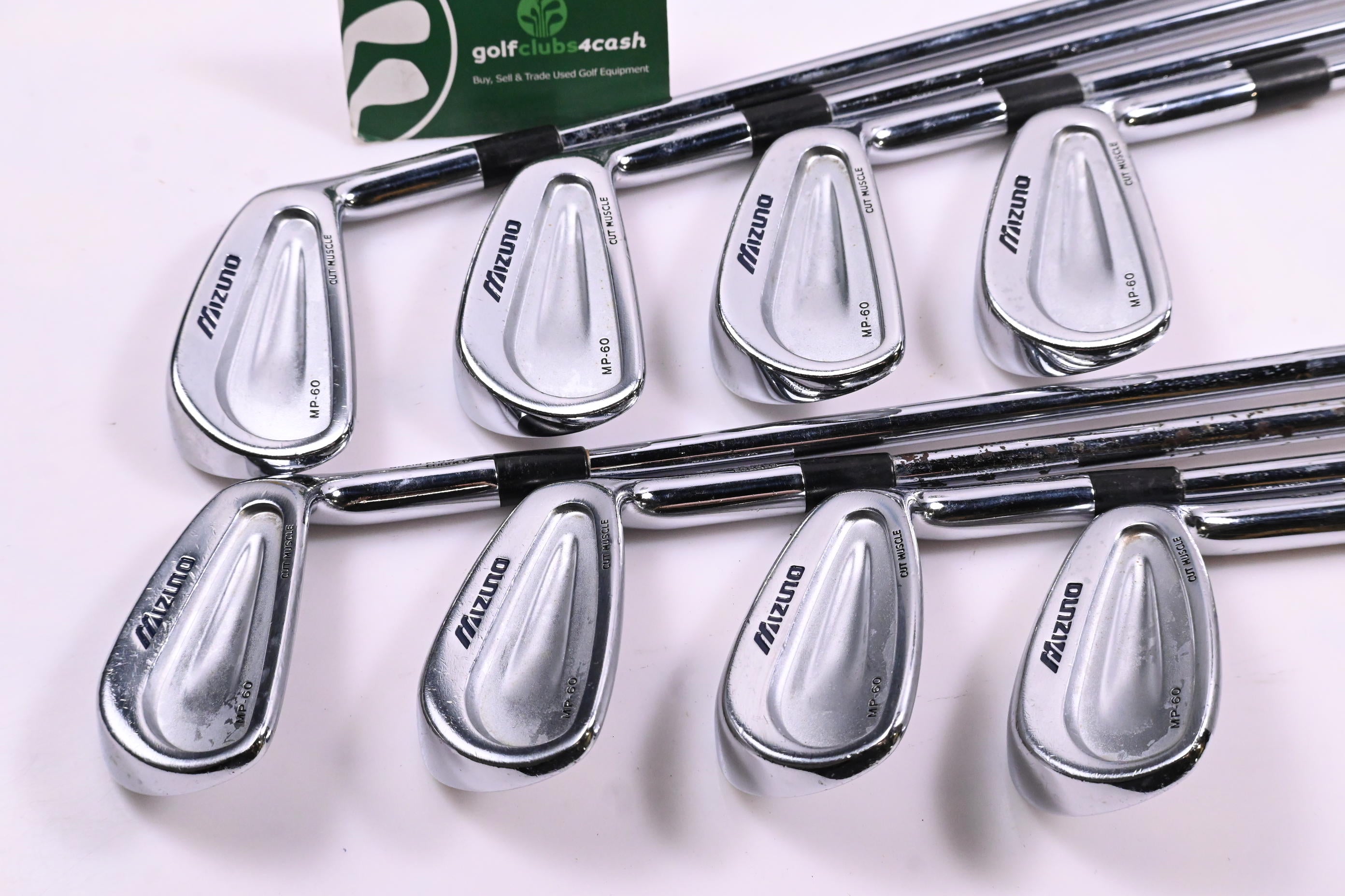 Mizuno MP-60 Irons / 3-PW / Stiff Flex Dynamic Gold S300 Shafts