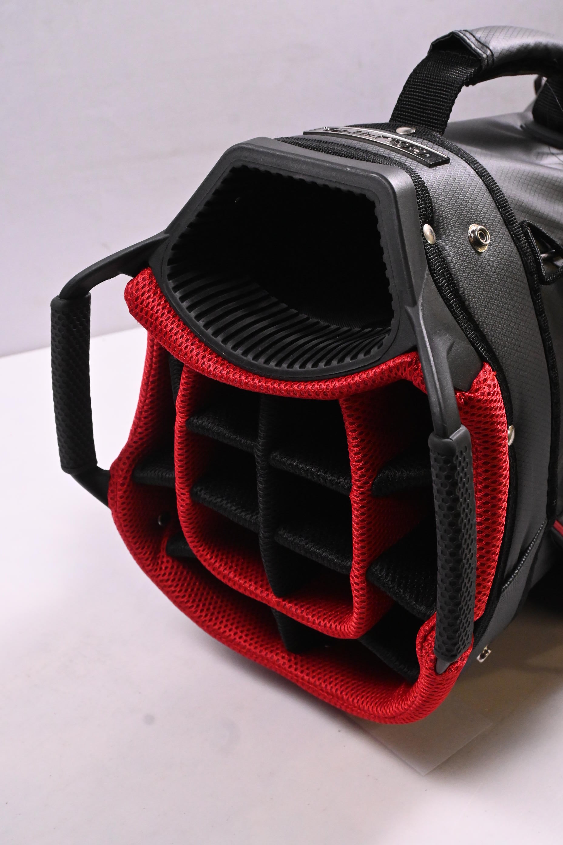 Golfino Cart Bag / 14-Way Divider / Black, Grey, Red