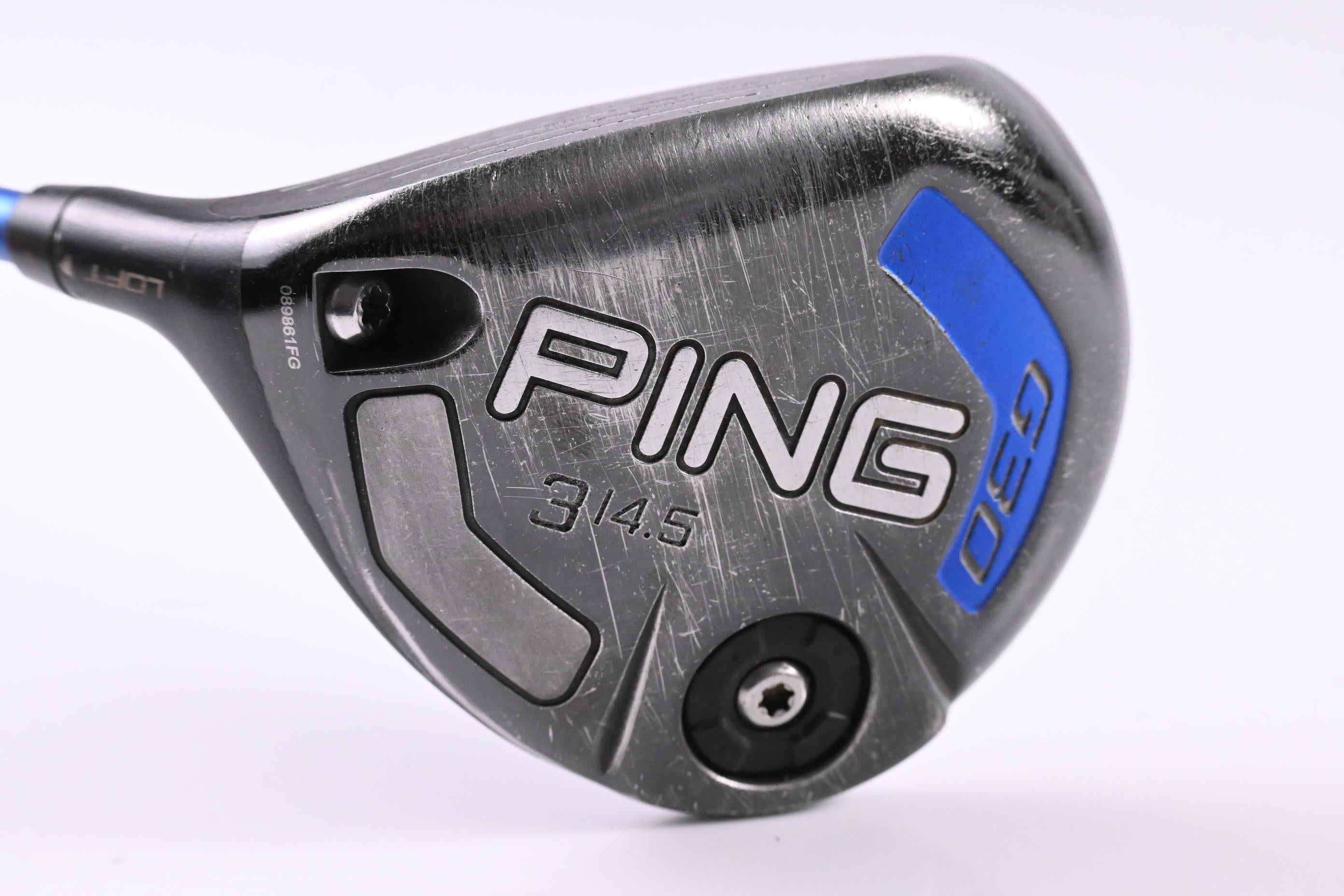Left Hand Ping G30 #3 Wood / 14.5 Degree / Regular Flex Ping TFC 419 Shaft