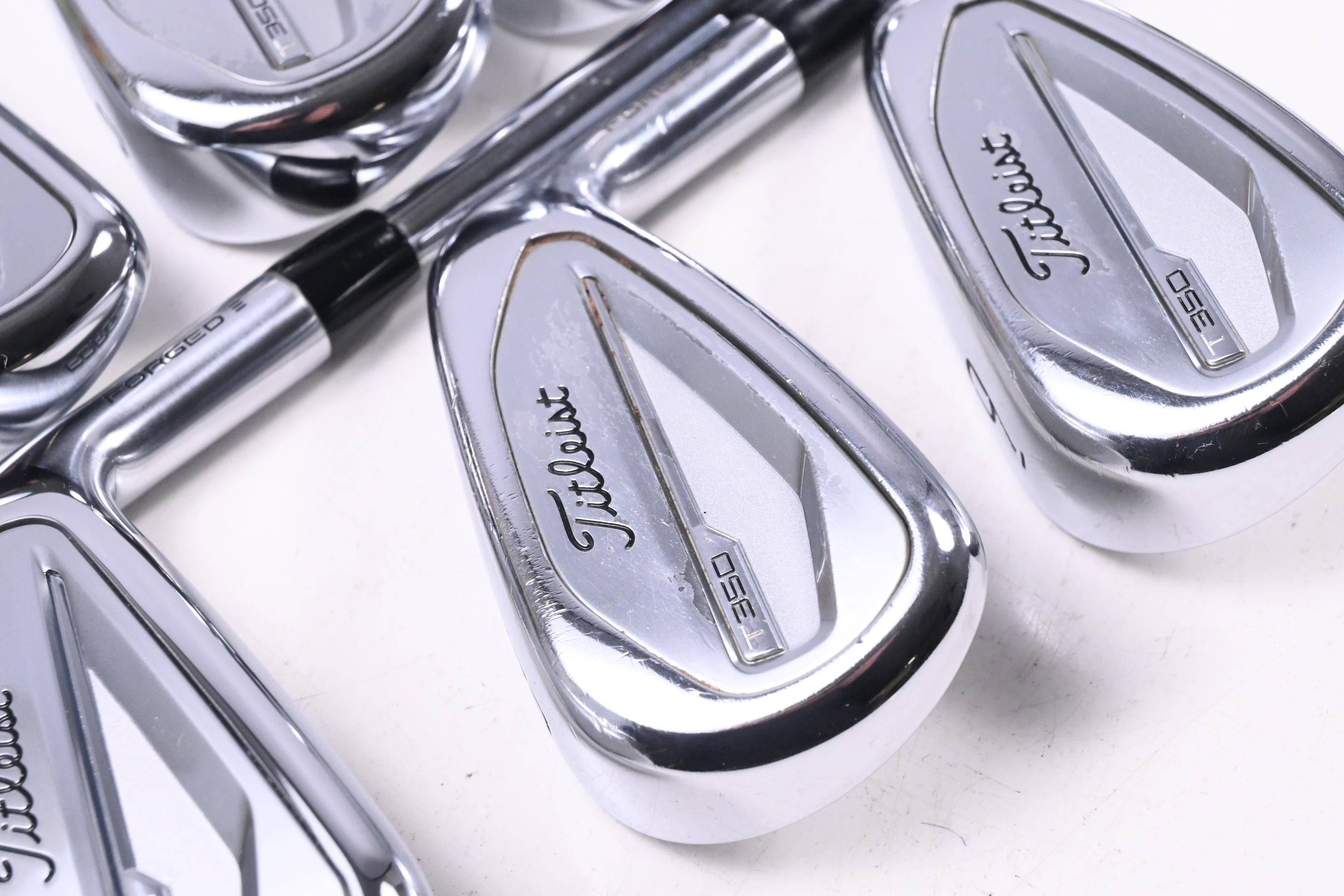 Titleist T350 Irons / 4-9i / Regular Flex True Temper AMT Red R300 Shafts