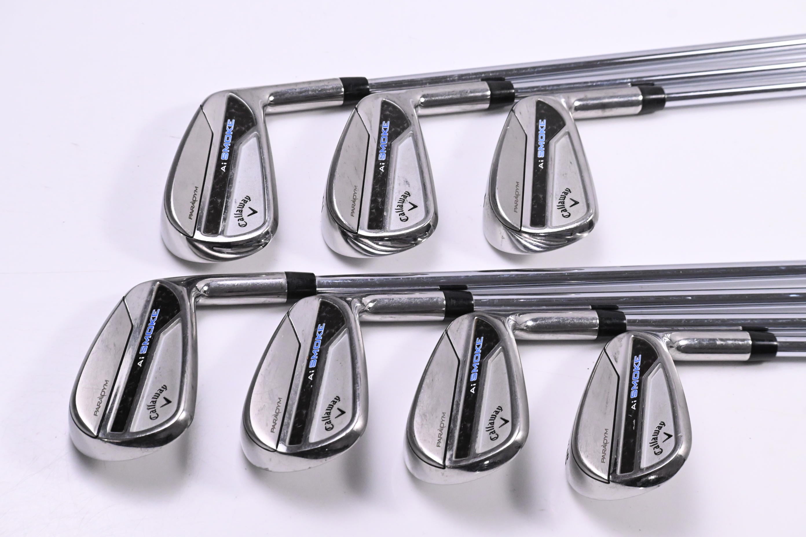 Callaway Paradym Ai Smoke Irons / 5-PW+GW / Regular Flex Elevate MPH 95 Shafts