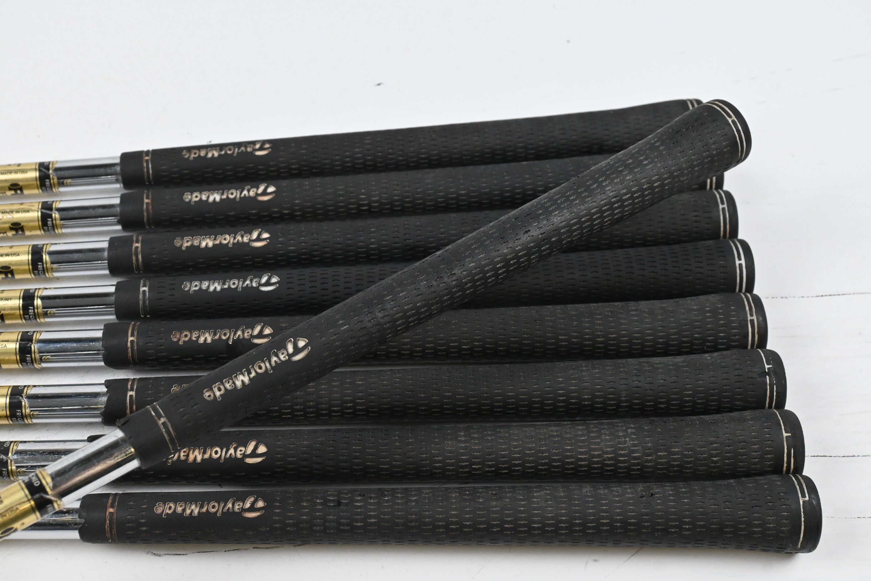 Taylormade 300 Series Irons / 2-PW / Stiff Flex FCM Rifle Flighted Shafts