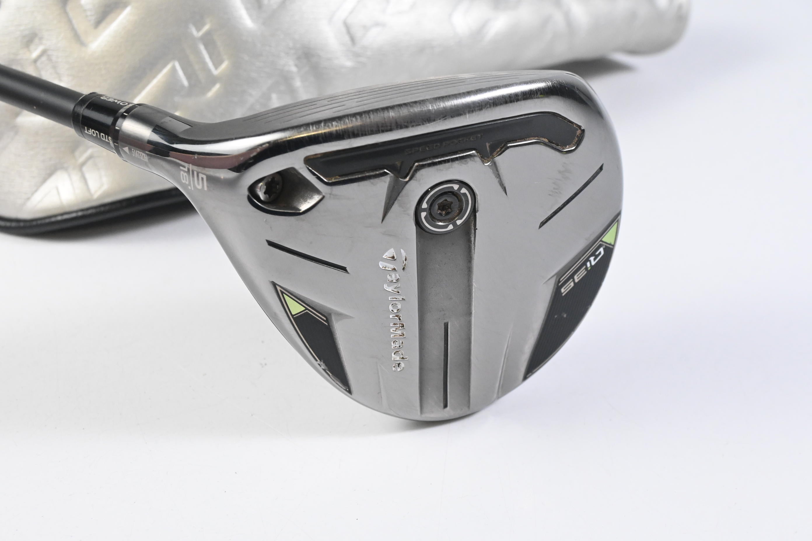 Left Hand Taylormade Qi35 #5 Wood / 18 Degree / Regular Flex Kai'li Dark Waves 65