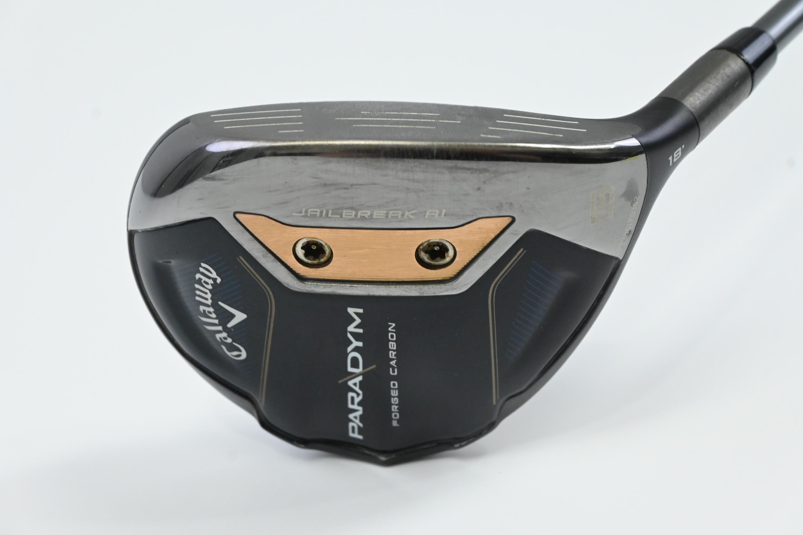 Callaway Paradym #5 Wood / 18 Degree / Regular Flex HZRDUS Gen4 Silver 60 Shaft