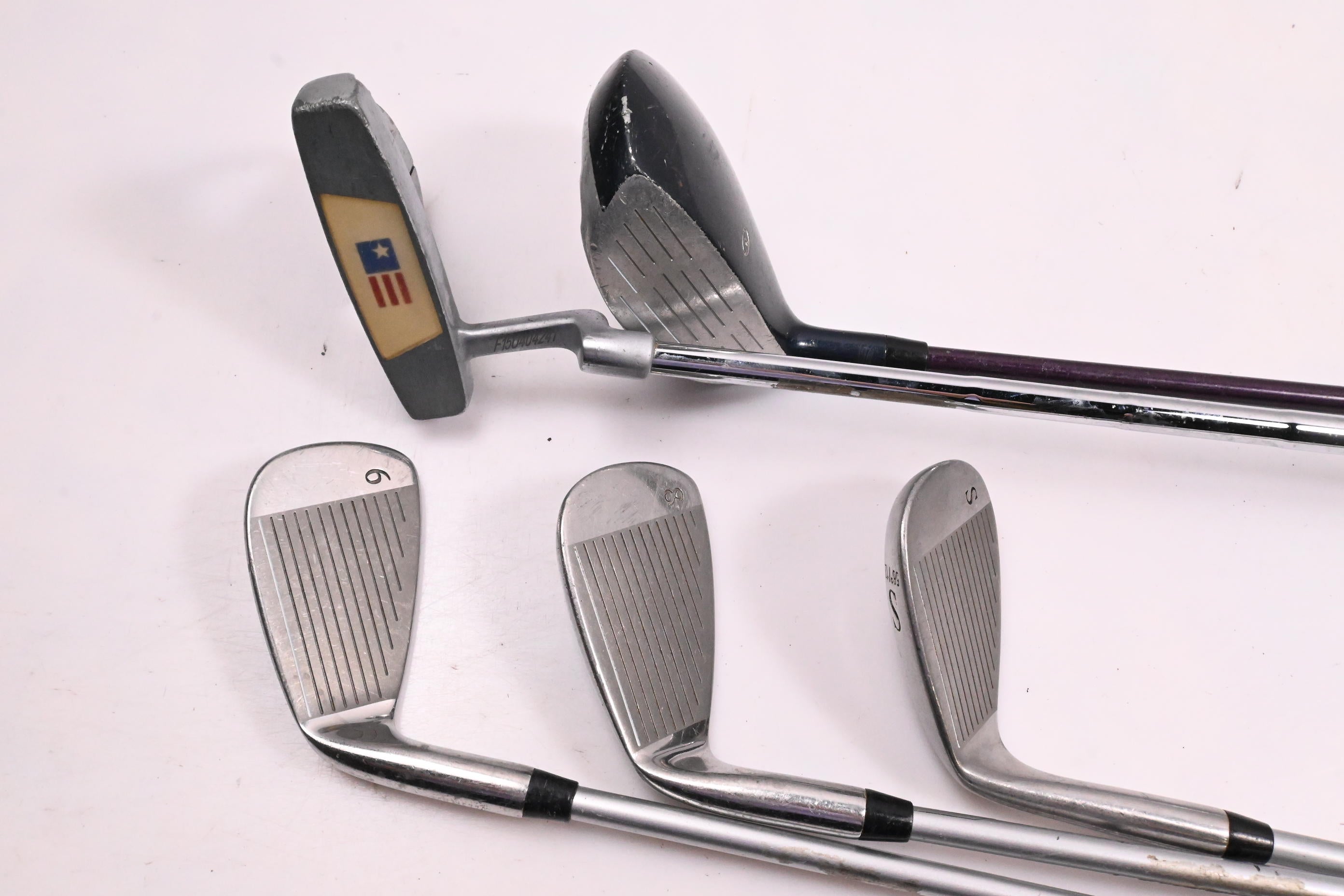 Junior US Kids WT-15 Package Set / Woods, Irons, Putter, Bag