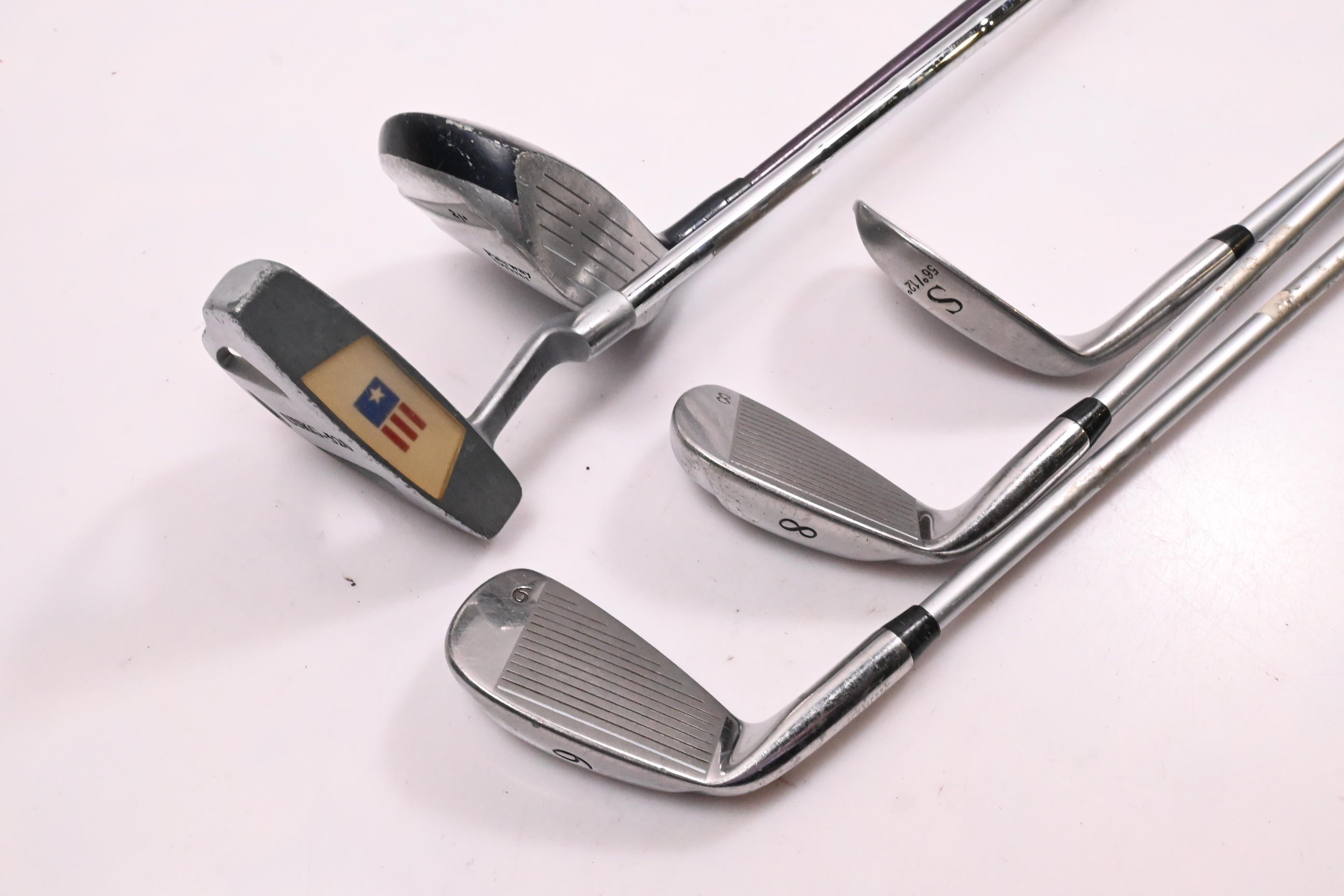 Junior US Kids WT-15 Package Set / Woods, Irons, Putter, Bag