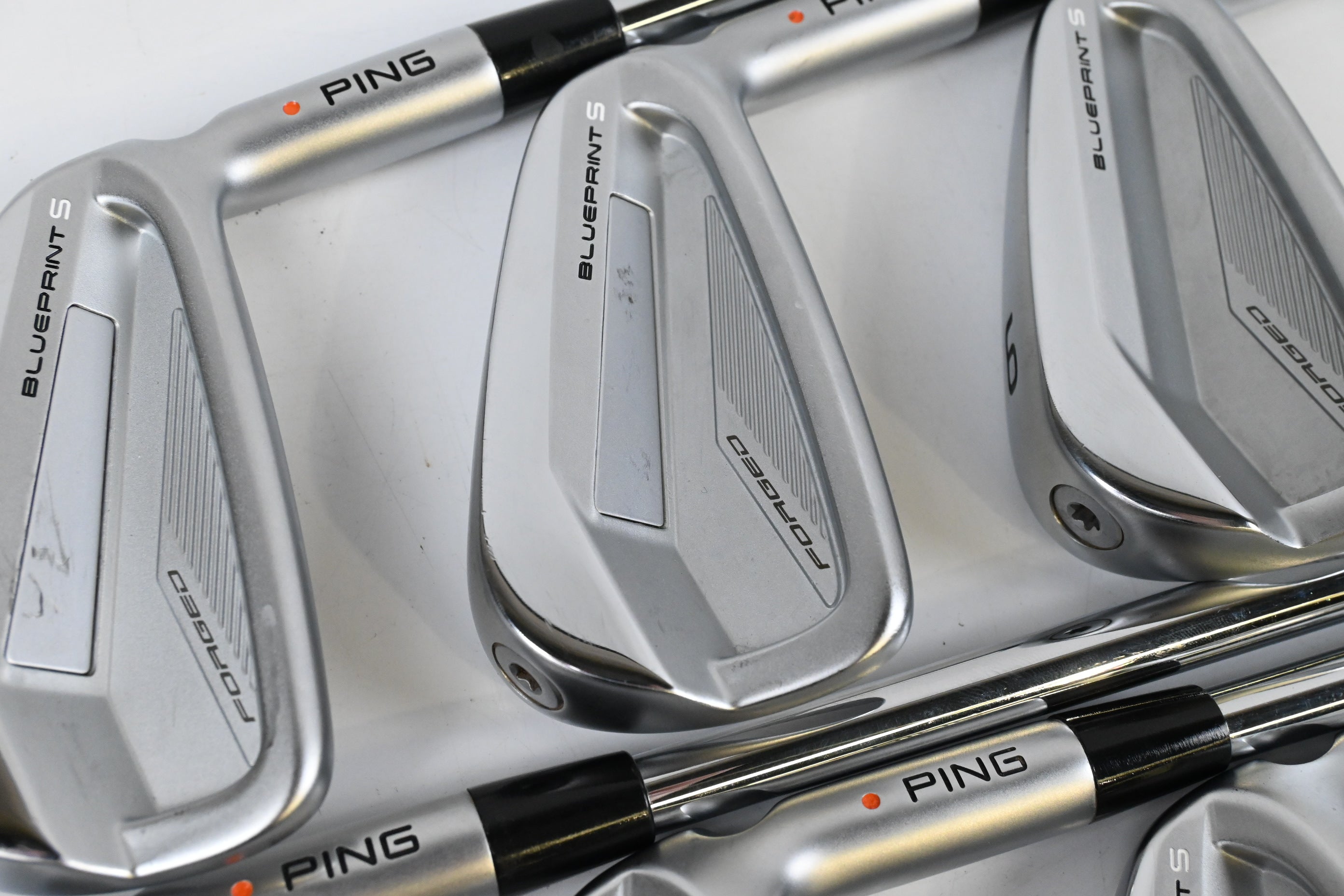 Ping Blueprint S Irons / 4-PW / Orange Dot / X-Flex Dynamic Gold X100 Shafts