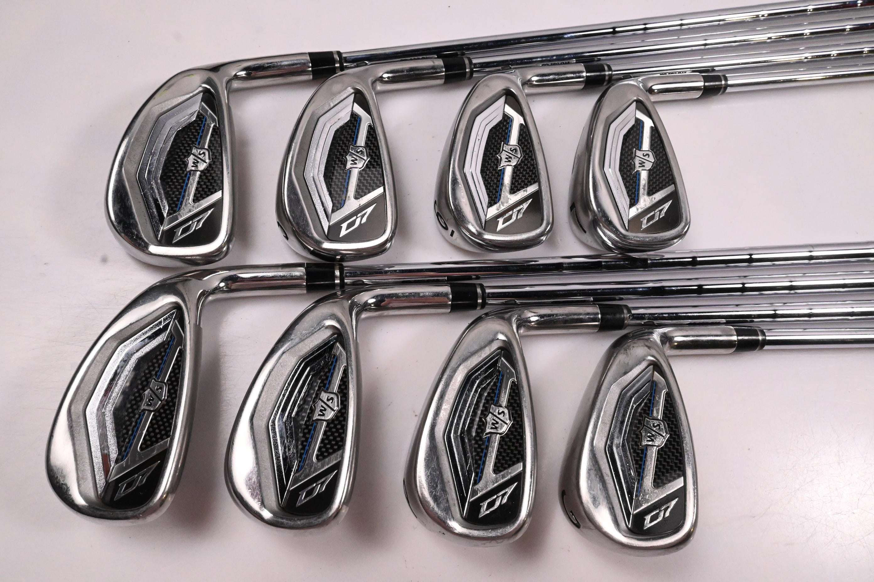 Wilson D7 Irons / 4-PW+GW / Stiff Flex KBS Tour 105 Shafts