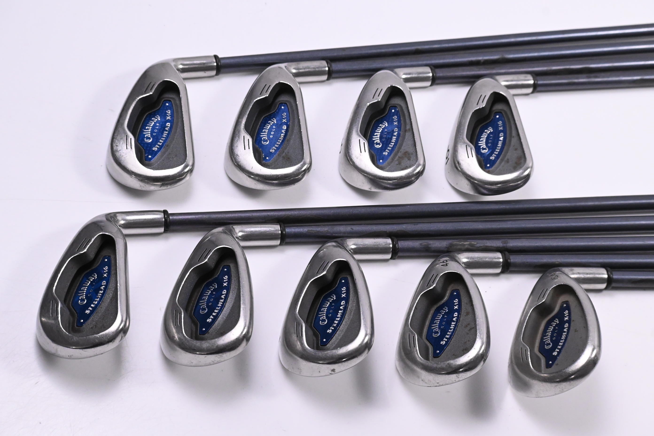 Callaway X-16 Irons / 3-PW+SW / Firm Flex Callaway System CW 85 Shafts