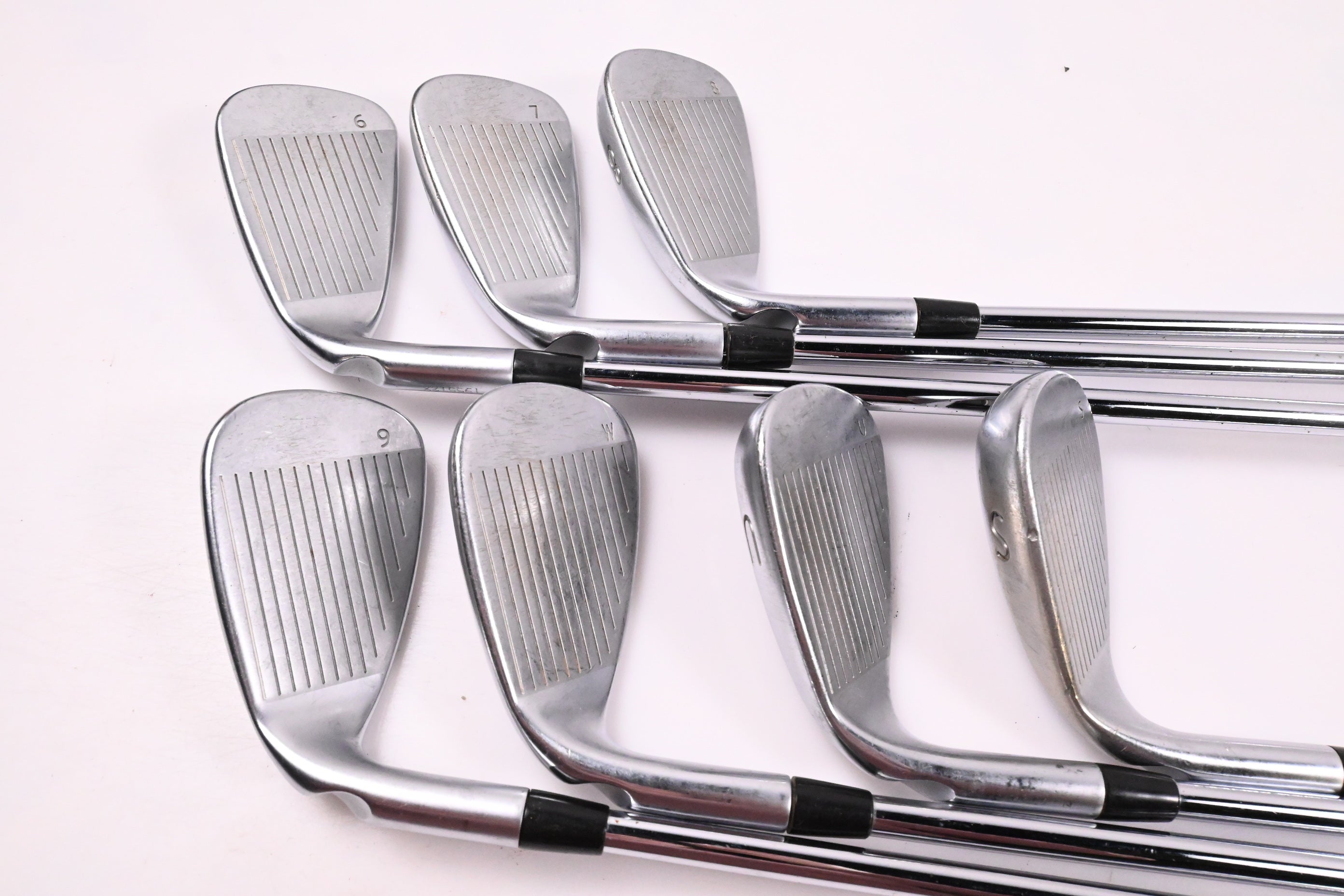 Ping G400 Irons / 6-PW+GW+SW / Silver Dot / Stiff Flex Ping AWT 2.0 Shafts