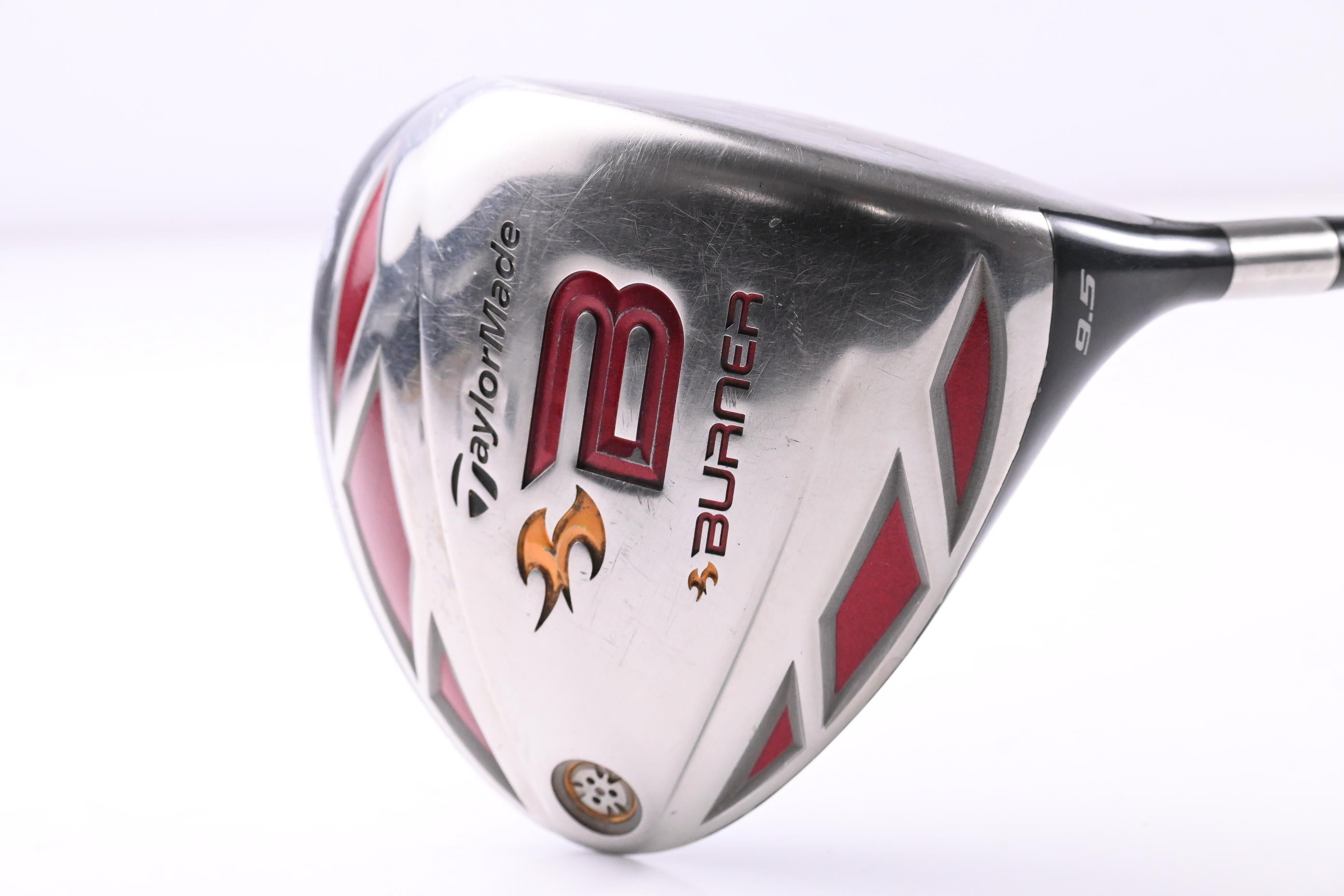Taylormade Burner 2008 Driver / 9.5 Degree / Stiff Flex Fujikura REAX Superfast
