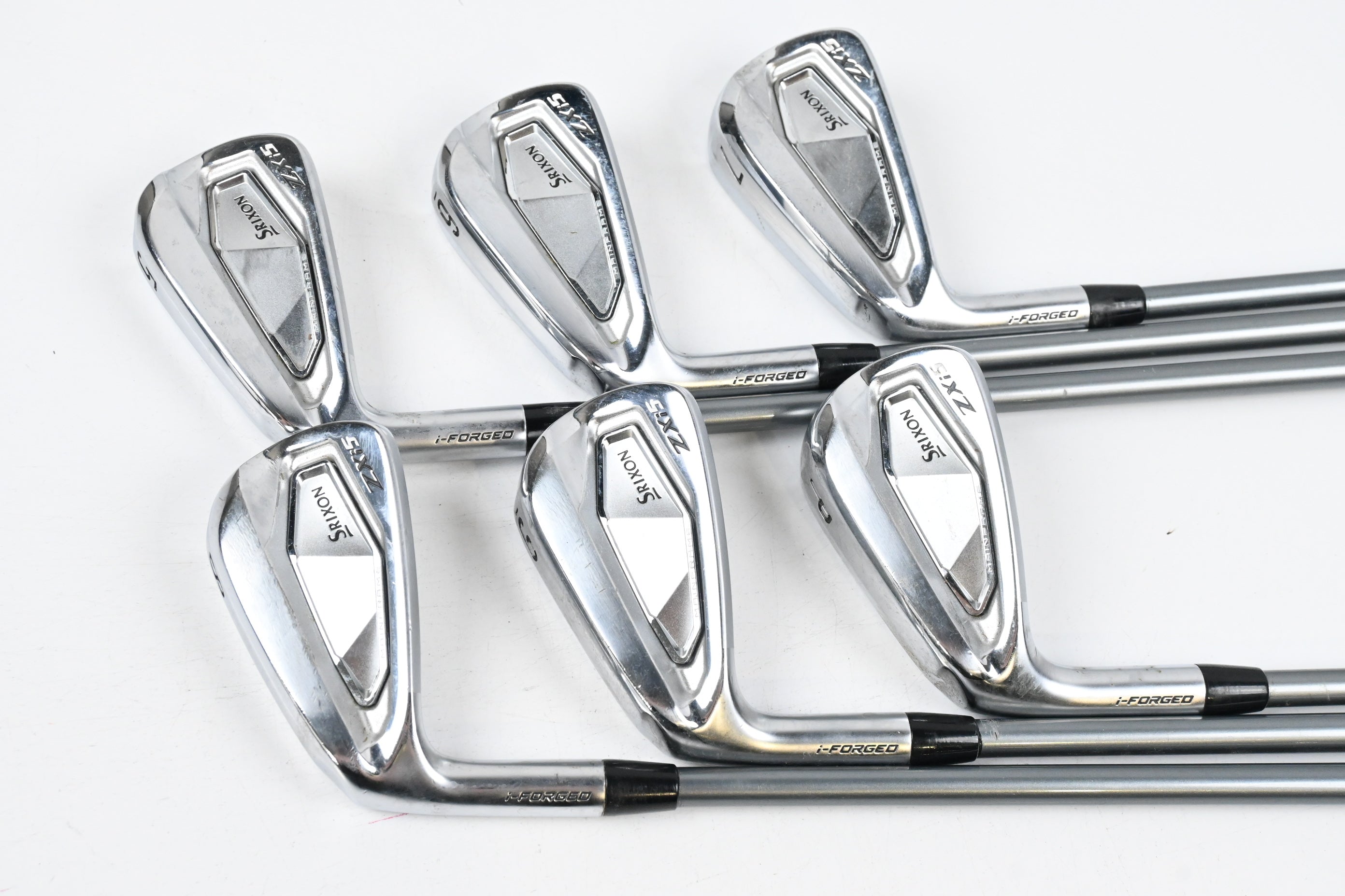 Left Hand Srixon ZXi5 Irons / 5-PW / Stiff Flex Speeder NX 60 Shafts