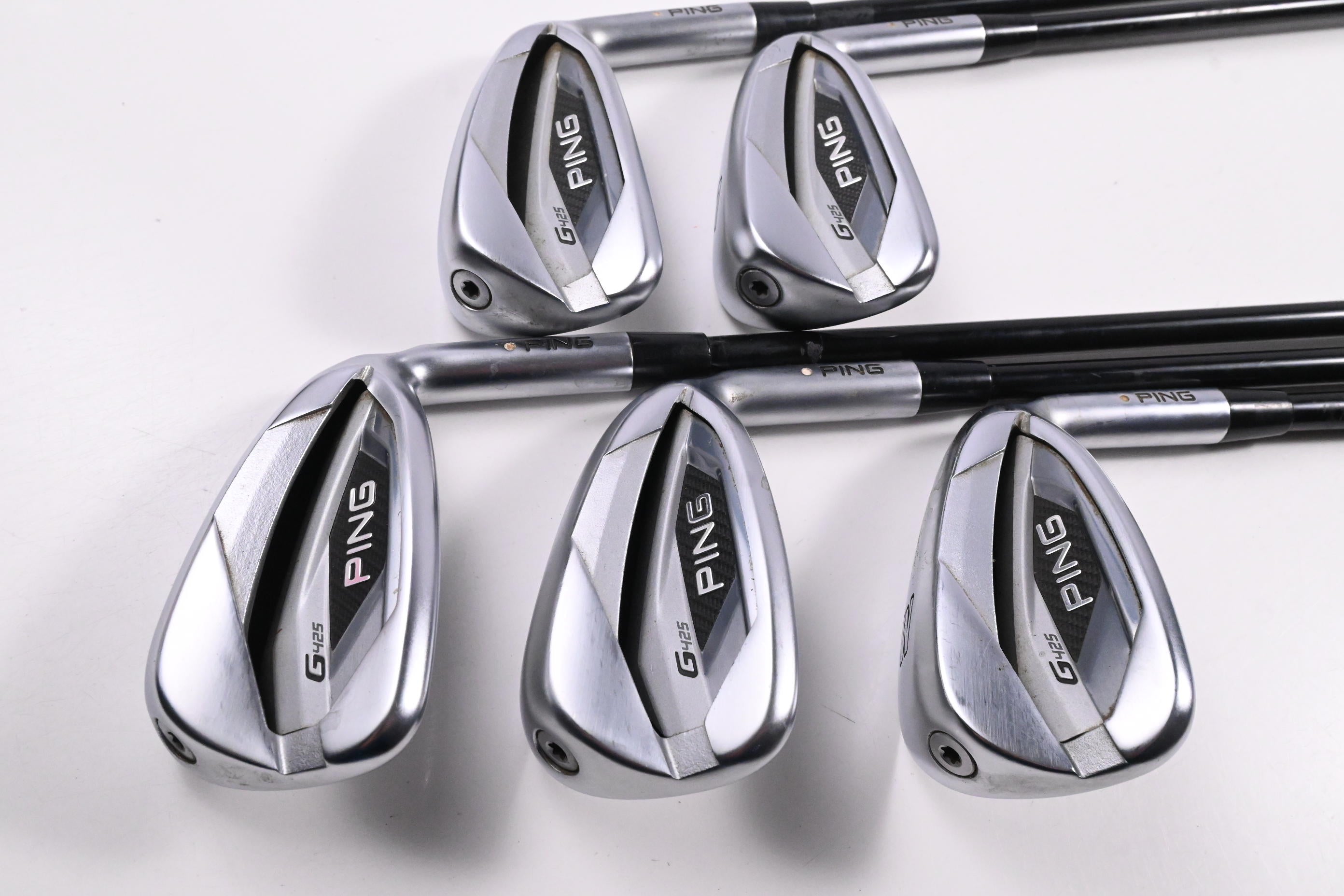 Ping G425 Irons / 6-PW / White Dot / Senior Flex Ping ALTA Distanza 40 Shafts