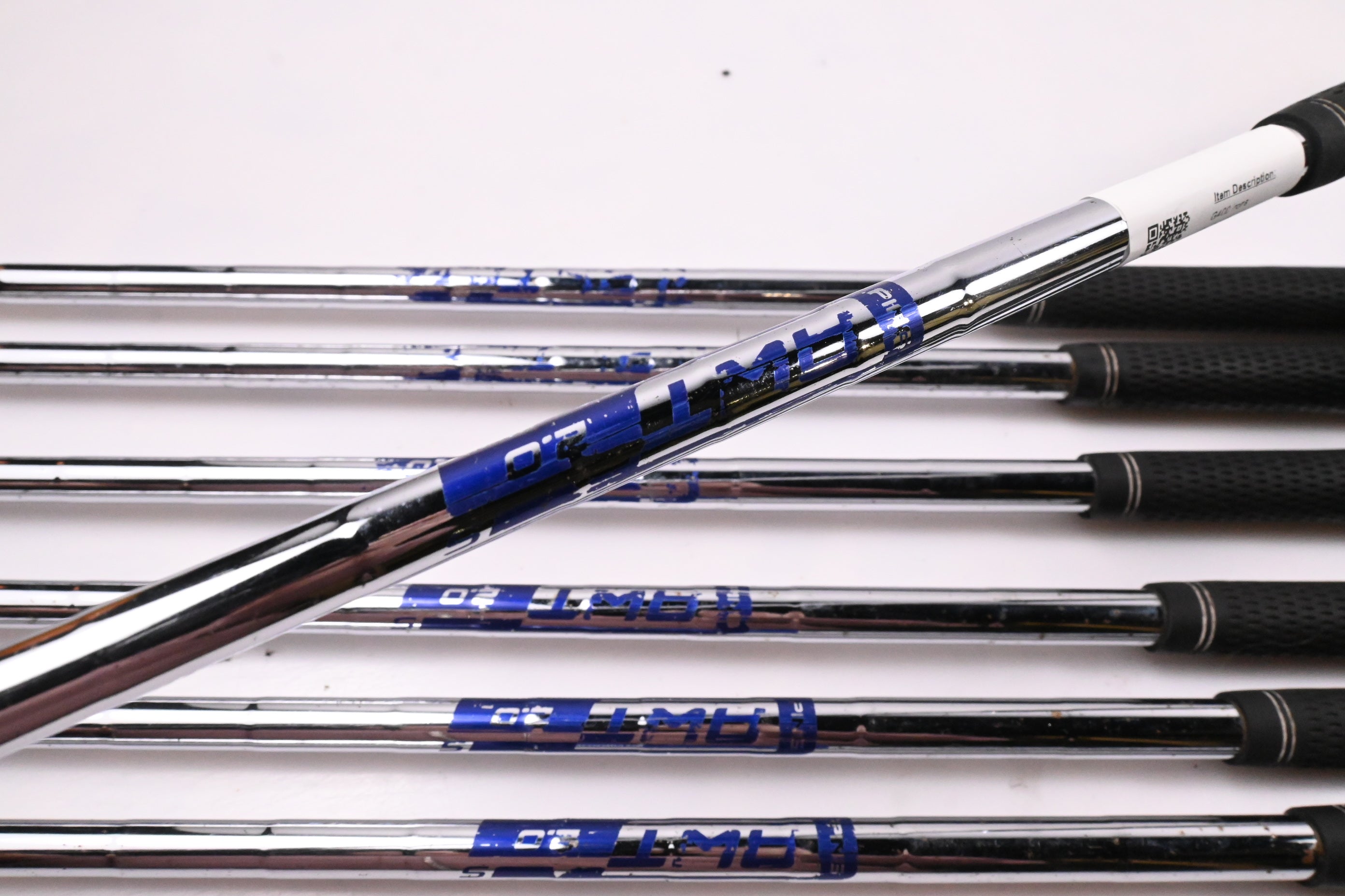 Ping G400 Irons / 6-PW+GW+SW / Silver Dot / Stiff Flex Ping AWT 2.0 Shafts