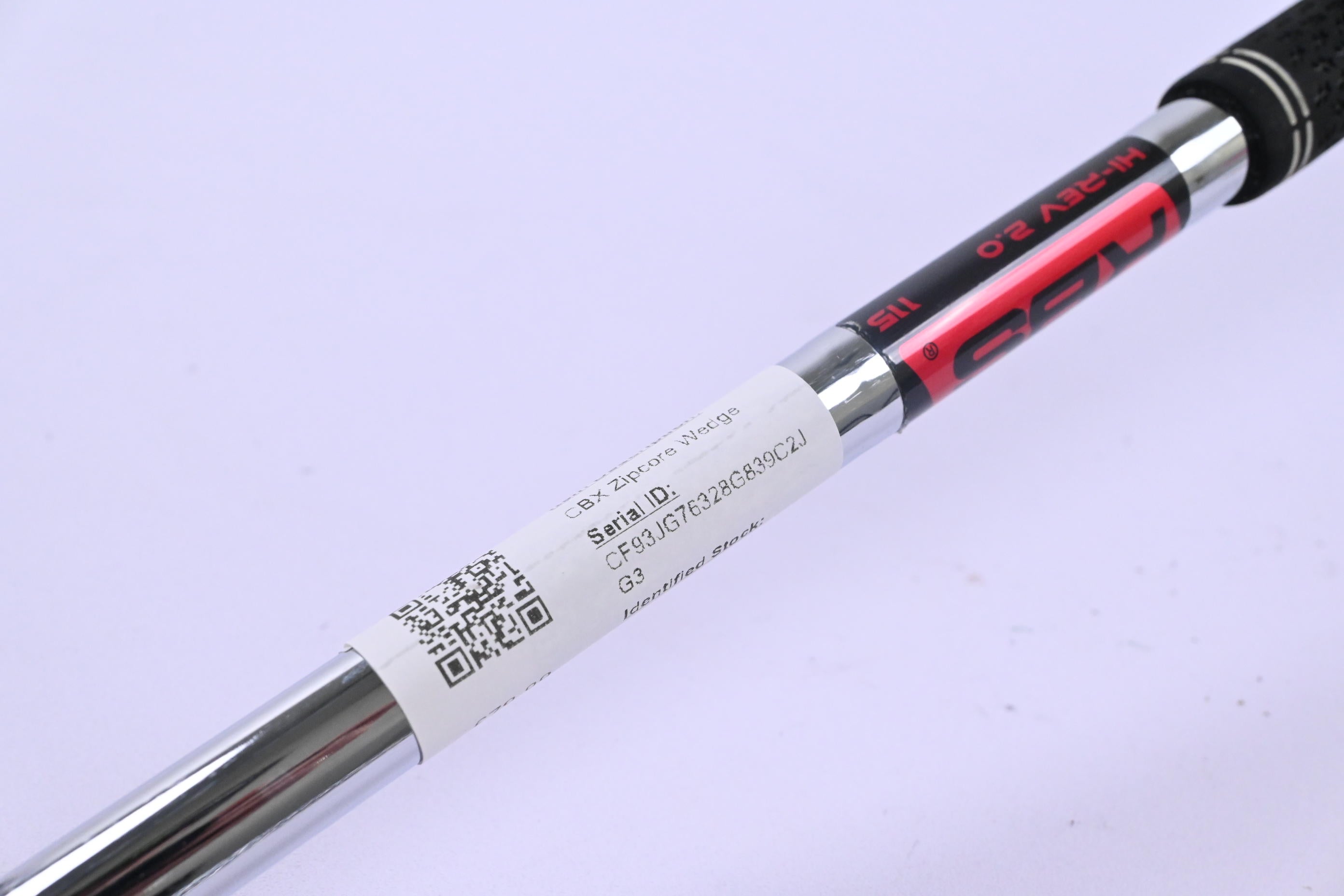 Cleveland CBX Zipcore Gap Wedge / 50 Degree / Wedge Flex KBS Hi-Rev 2.0 115