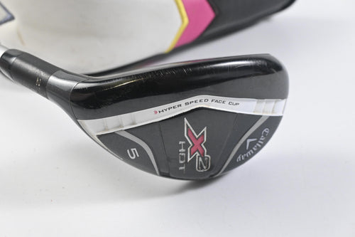 Left Hand Callaway X2 Hot #5 Hybrid / 25 Degree / Ladies Flex Callaway X2 Hot