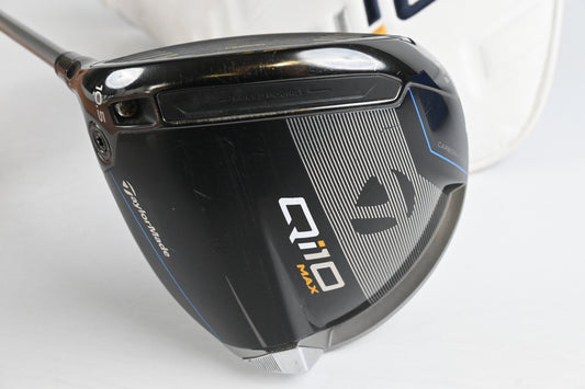 Left Hand Taylormade Qi10 Max Driver / 10.5 Degree / Regular Flex Speeder NX TCS