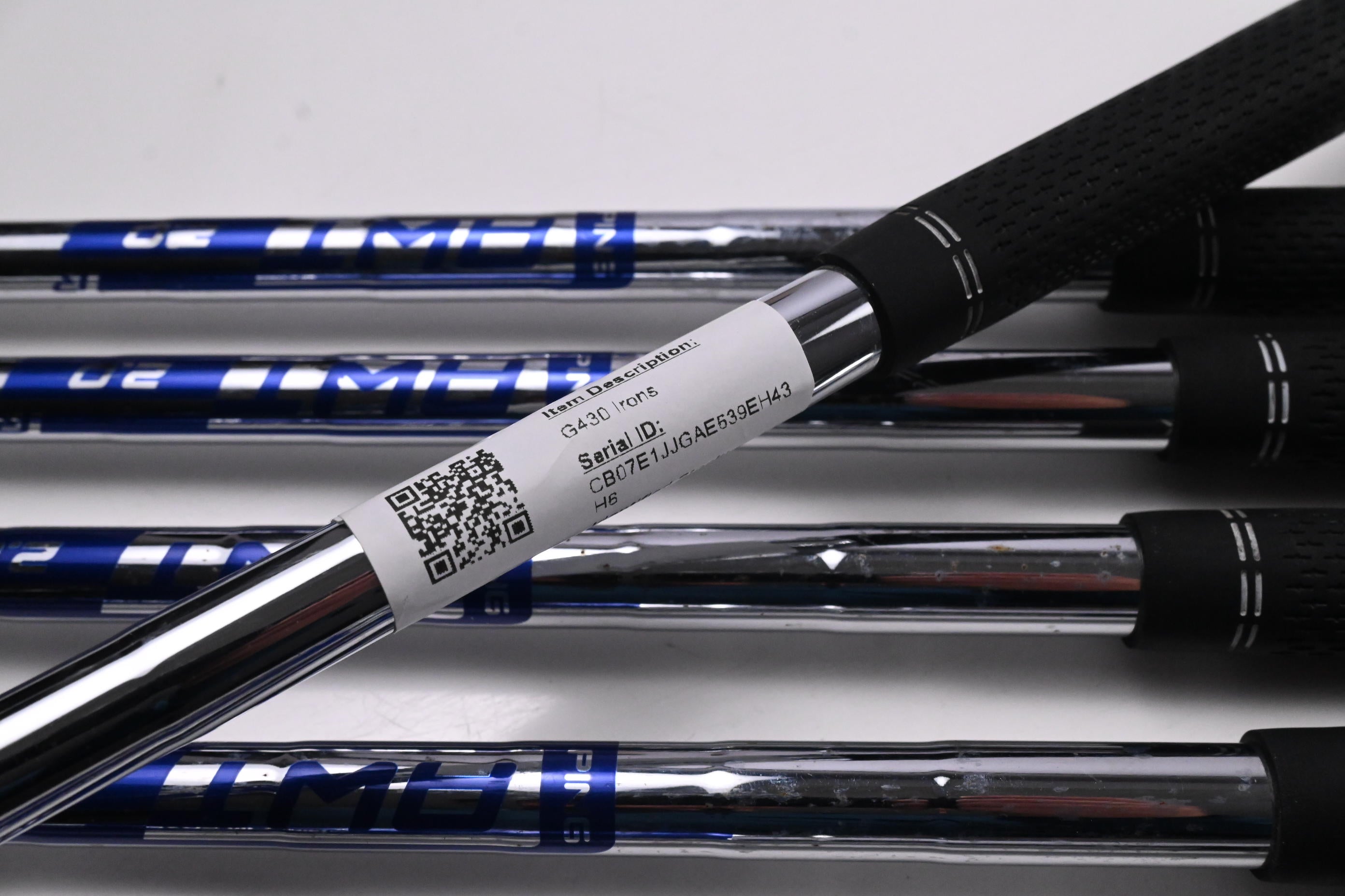 Ping G430 Irons / 5-PW+50°+54° / Black Dot / Regular Flex Ping AWT 2.0 Shafts