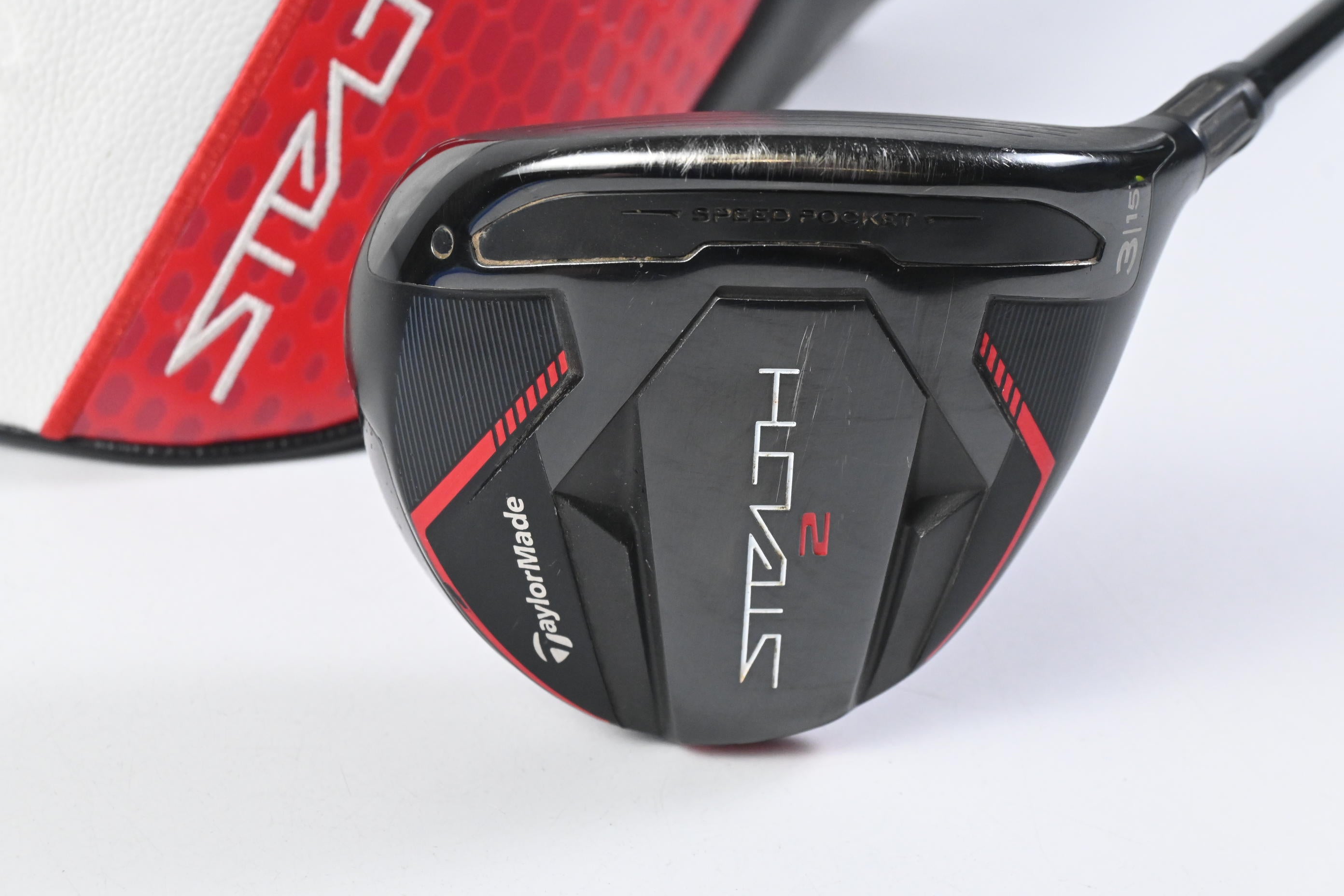 Taylormade Stealth 2 #3 Wood / 15 Degree / Stiff Flex Fujikura Ventus TR Red 6