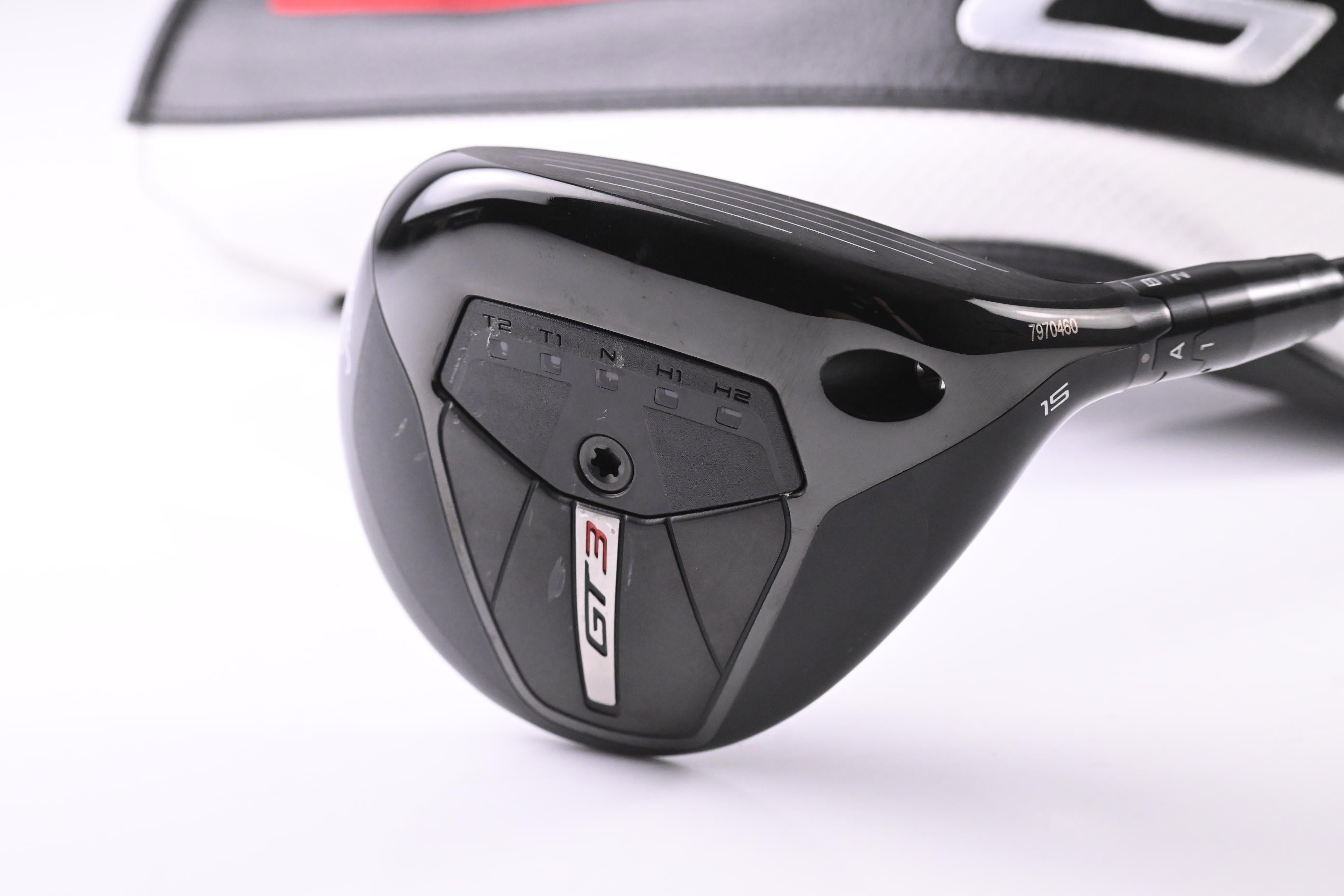 Titleist GT3 #3 Wood / 15 Degree / Stiff Flex Fujikura Atmos Blue 7 Shaft