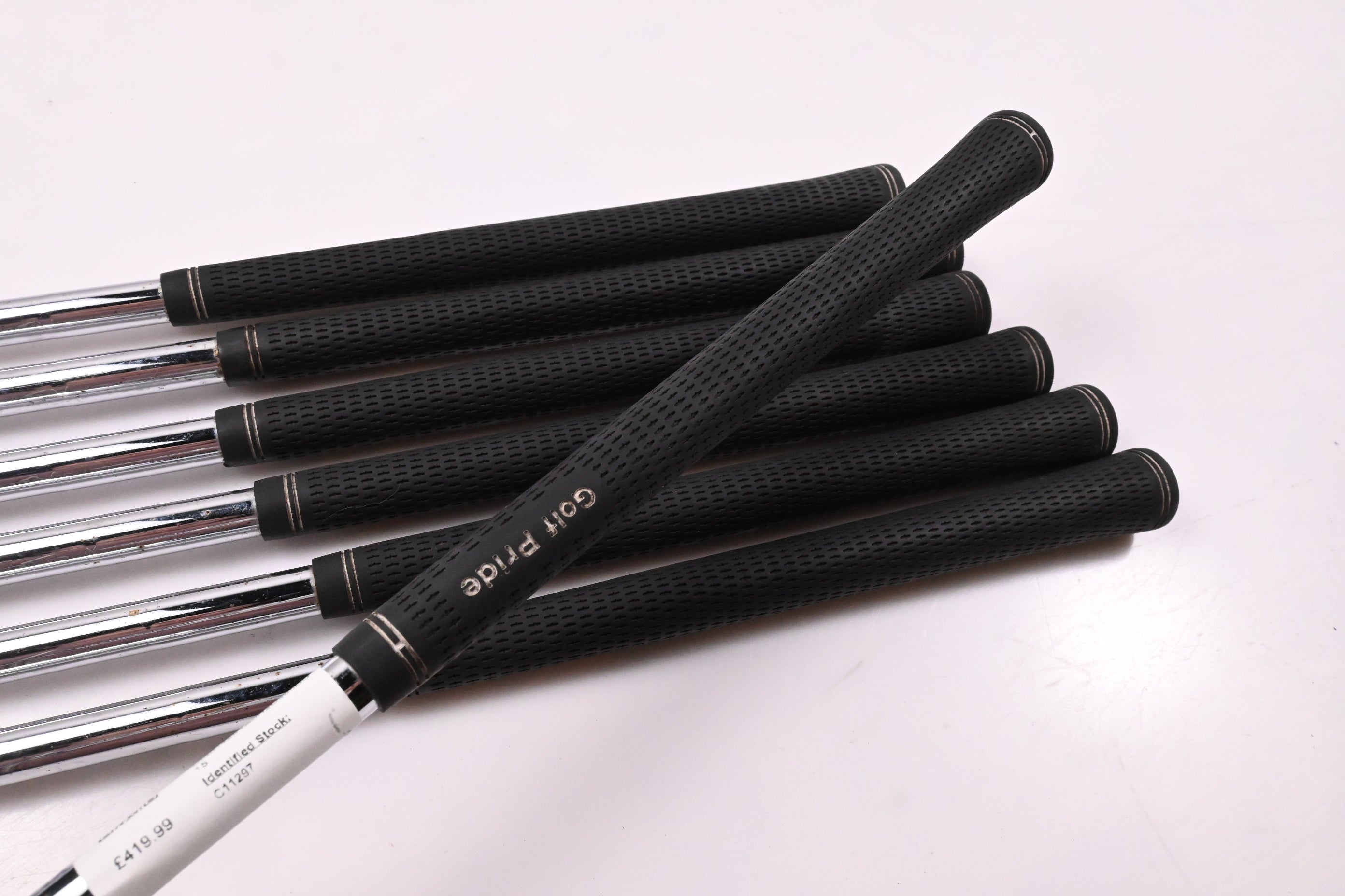 Ping G400 Irons / 6-PW+GW+SW / Silver Dot / Stiff Flex Ping AWT 2.0 Shafts