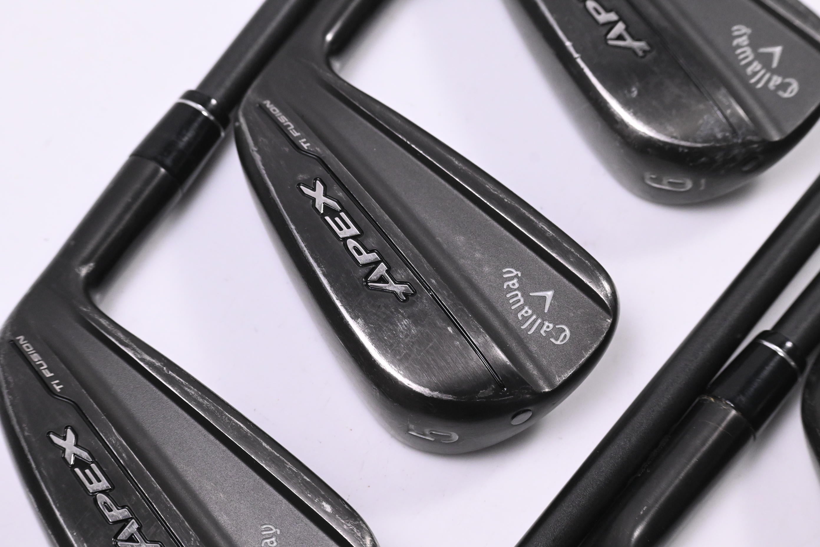 Callaway Apex Ti Fusion Irons / 4-PW / Stiff Flex Dynamic Gold Mid 115 S400