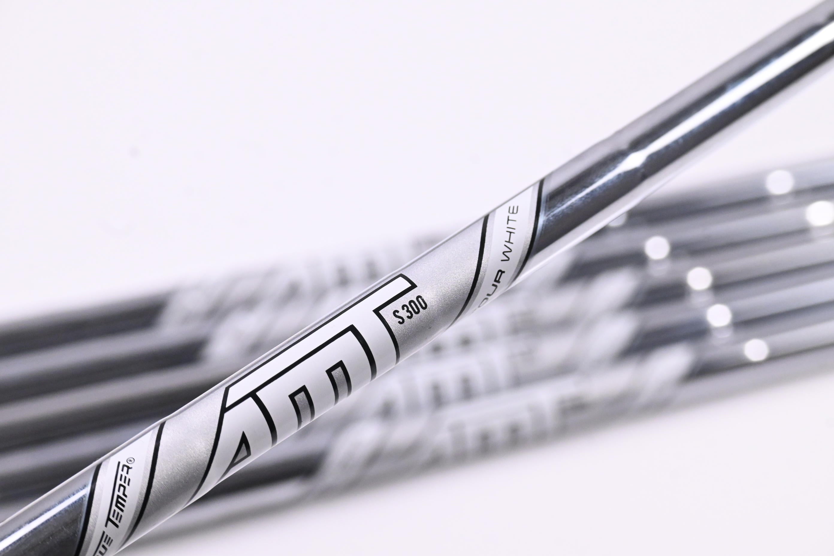 True Temper AMT Tour White S300 Iron Shafts / Stiff Flex / Set Of 6 / .355" Tip
