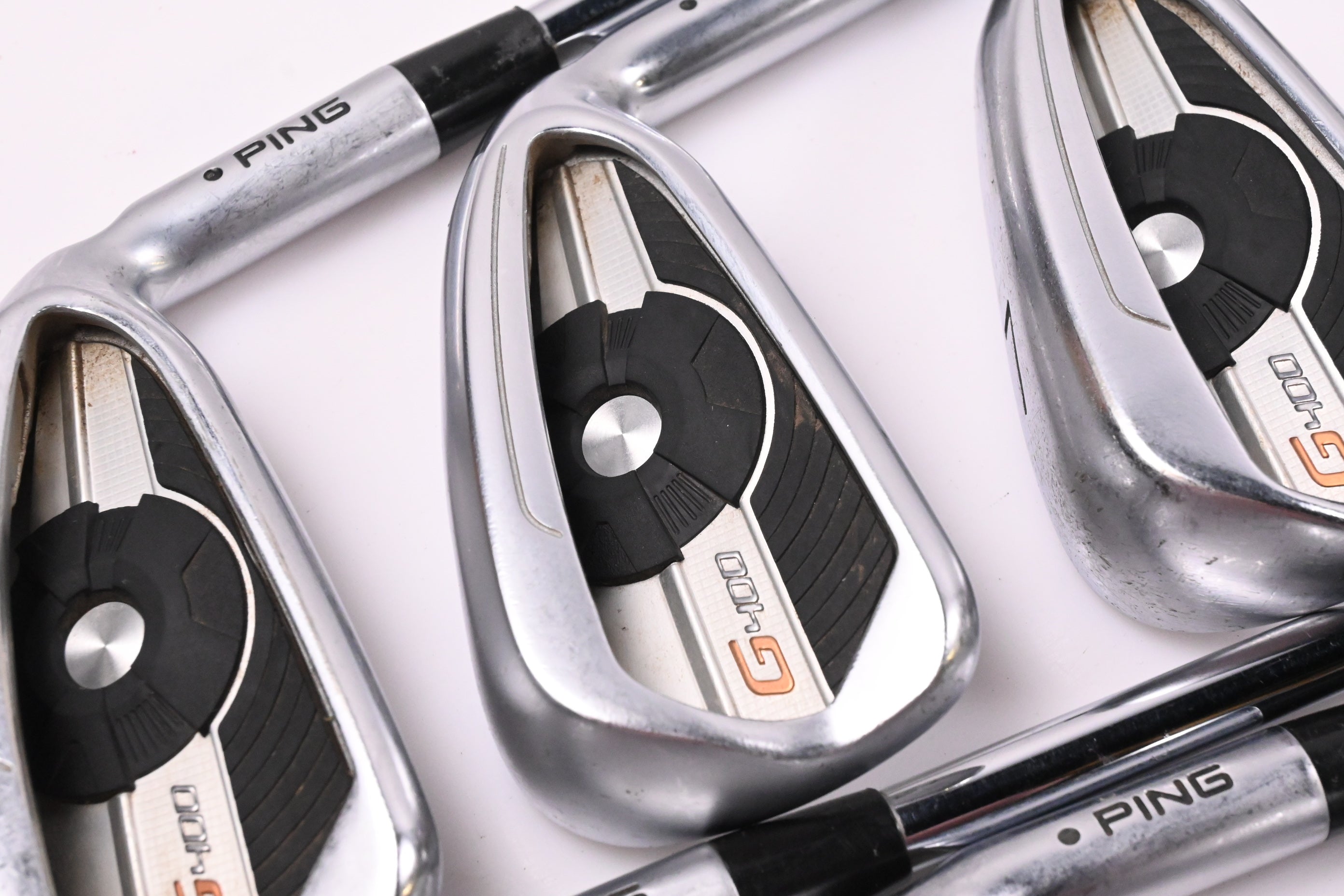 Ping G400 Irons / 5-PW+GW / Black Dot / Senior Flex Ping CFS Distance Shafts