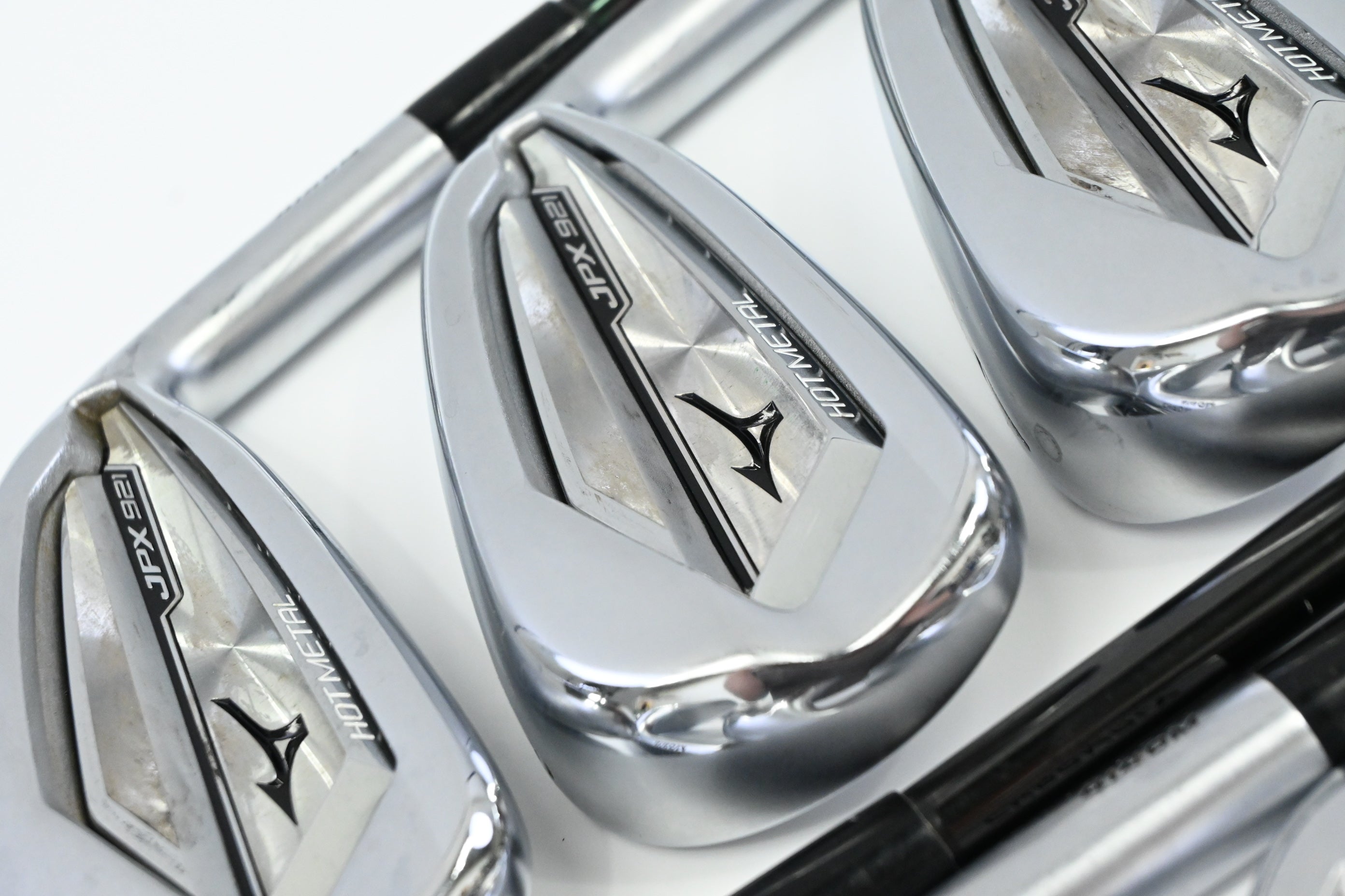 Mizuno JPX 921 Hot Metal Irons / 5-PW+GW+SW+LW / Stiff Flex KBS $-Taper Lite 100