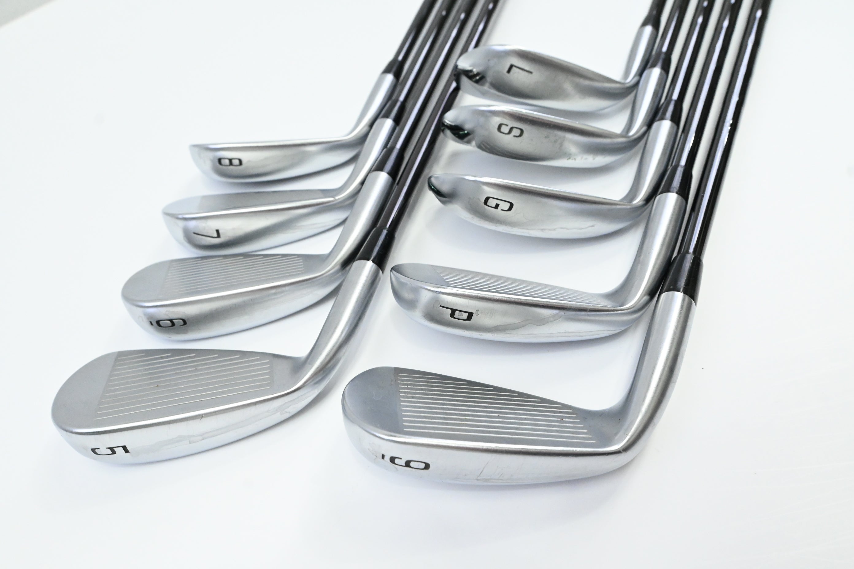 Mizuno JPX 921 Hot Metal Irons / 5-PW+GW+SW+LW / Stiff Flex KBS $-Taper Lite 100