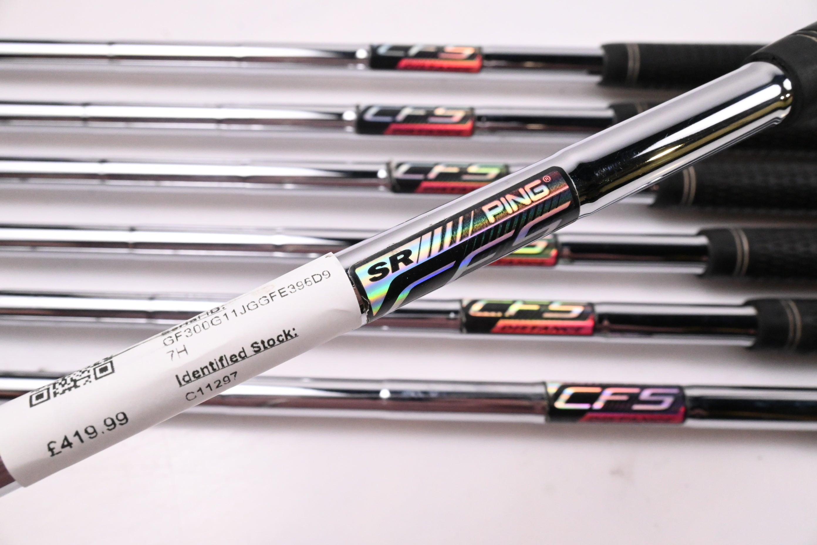 Ping G400 Irons / 5-PW+GW / Black Dot / Senior Flex Ping CFS Distance Shafts