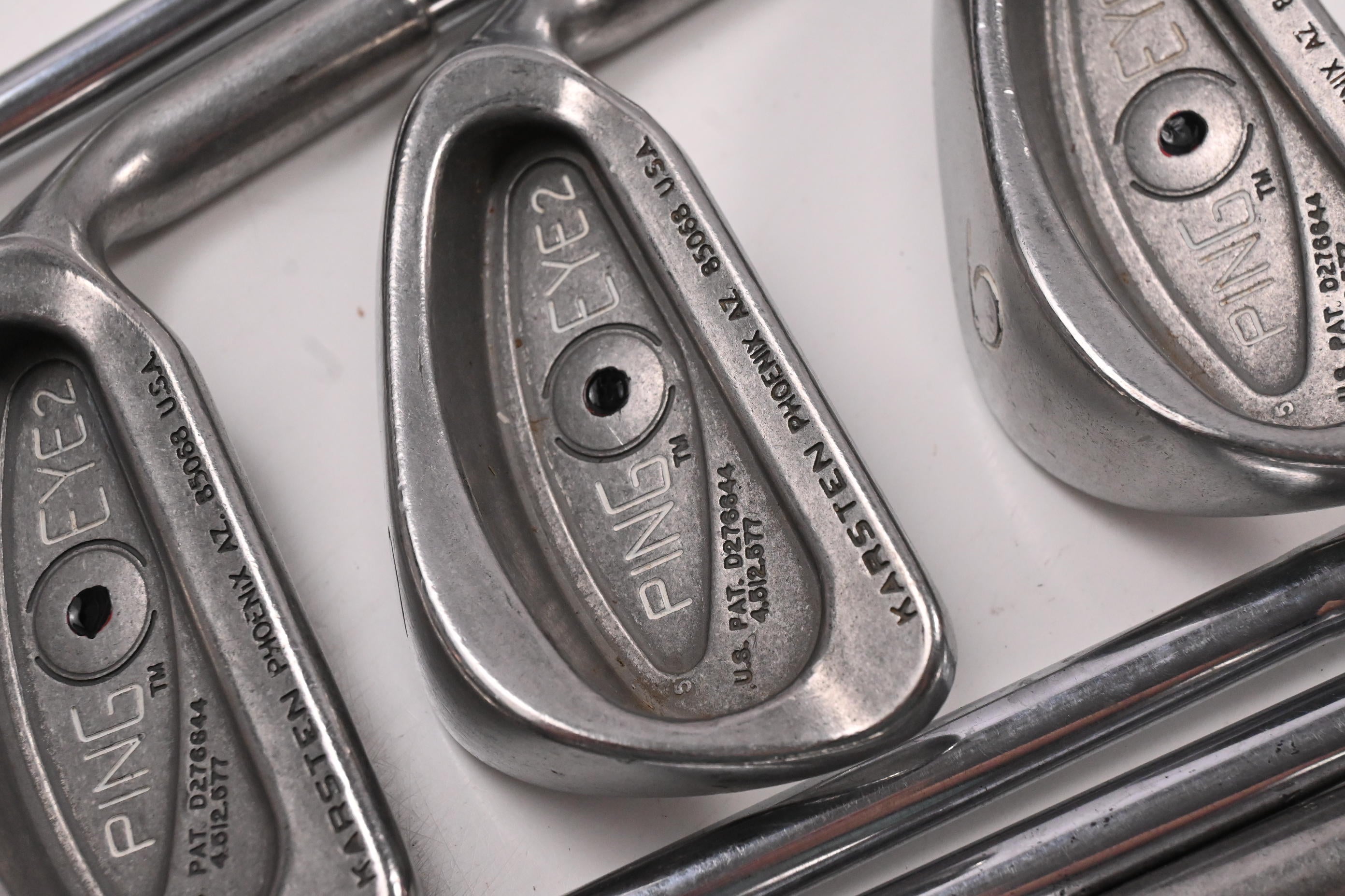 Ping Eye 2 Irons / 3-PW / Black Dot / Stiff Flex Steel Shafts