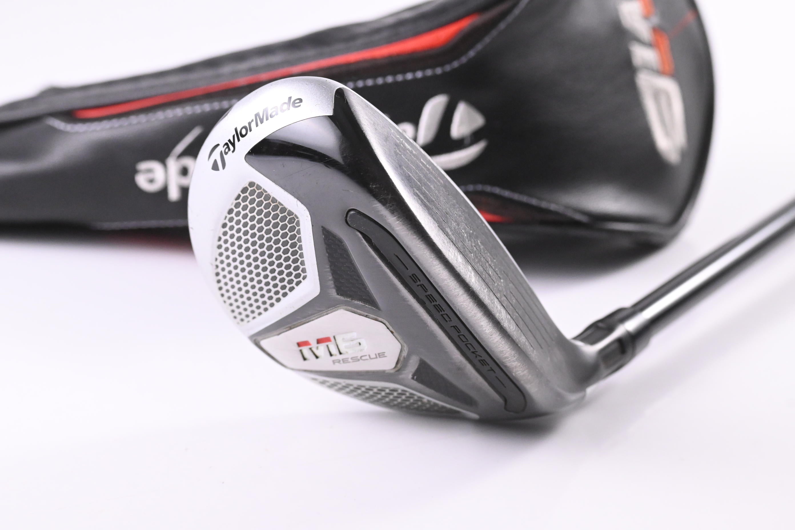 Taylormade M6 #4 Hybrid / 22 Degree / Stiff Flex Fujikura Atmos Orange 7 Shaft