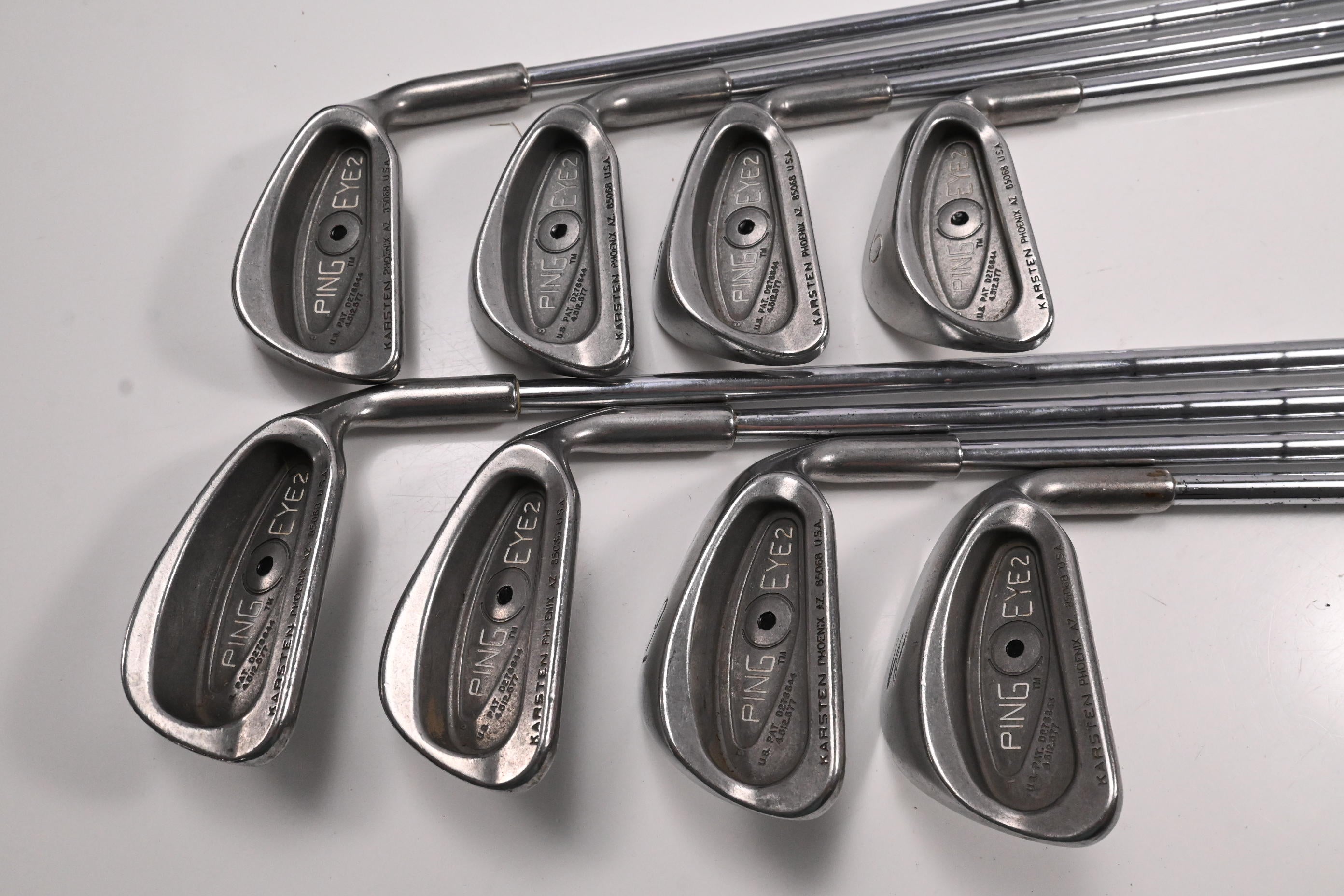 Ping Eye 2 Irons / 3-PW / Black Dot / Stiff Flex Steel Shafts